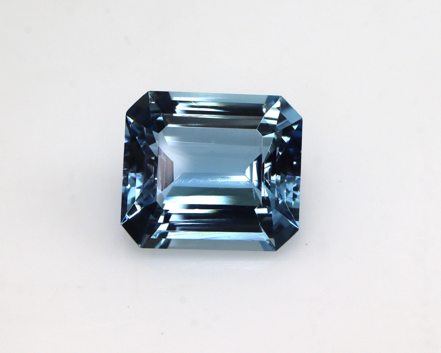 Santa Maria Aquamarine 4.45 Ct | 11x10 mm Dark Blue Emerald Cut Gemstone, Exclusive Natural Stone for Engagement Ring