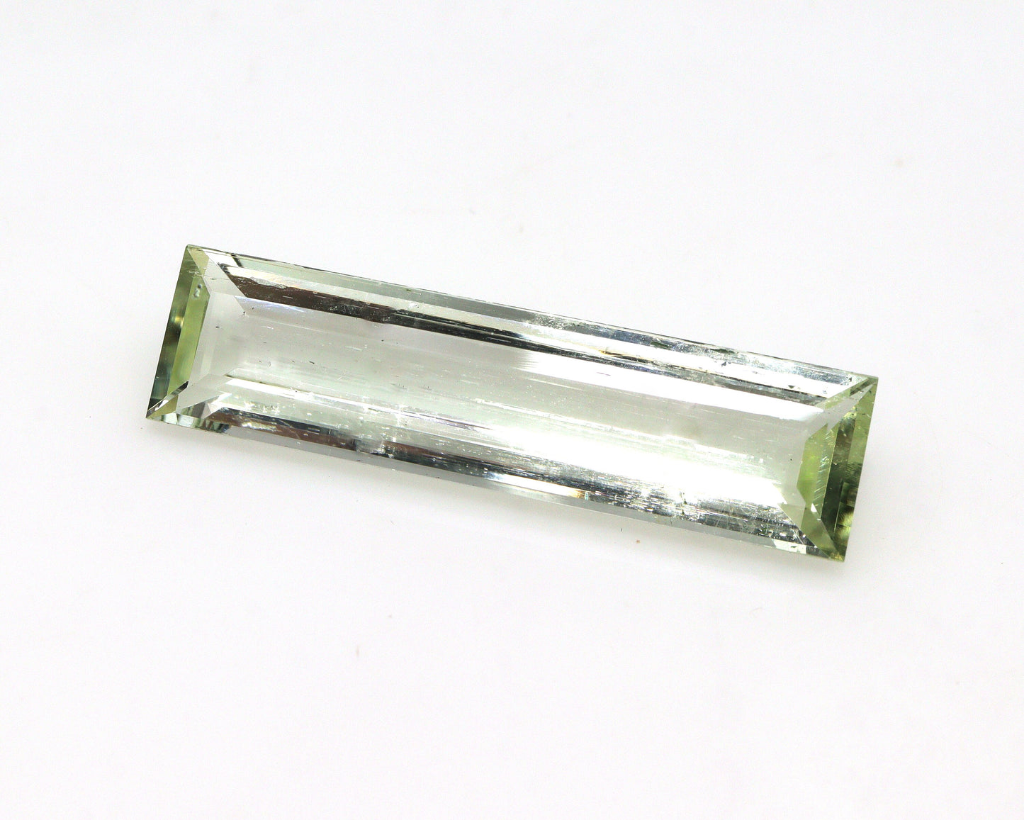 LARGE Baguette! 29.8x7.8 mm Natural Yellow Aquamarine Long Baguette, Baguette Necklace, 9.94 Cts Unique Cut Heliodor, Skinny Cut, Pencils