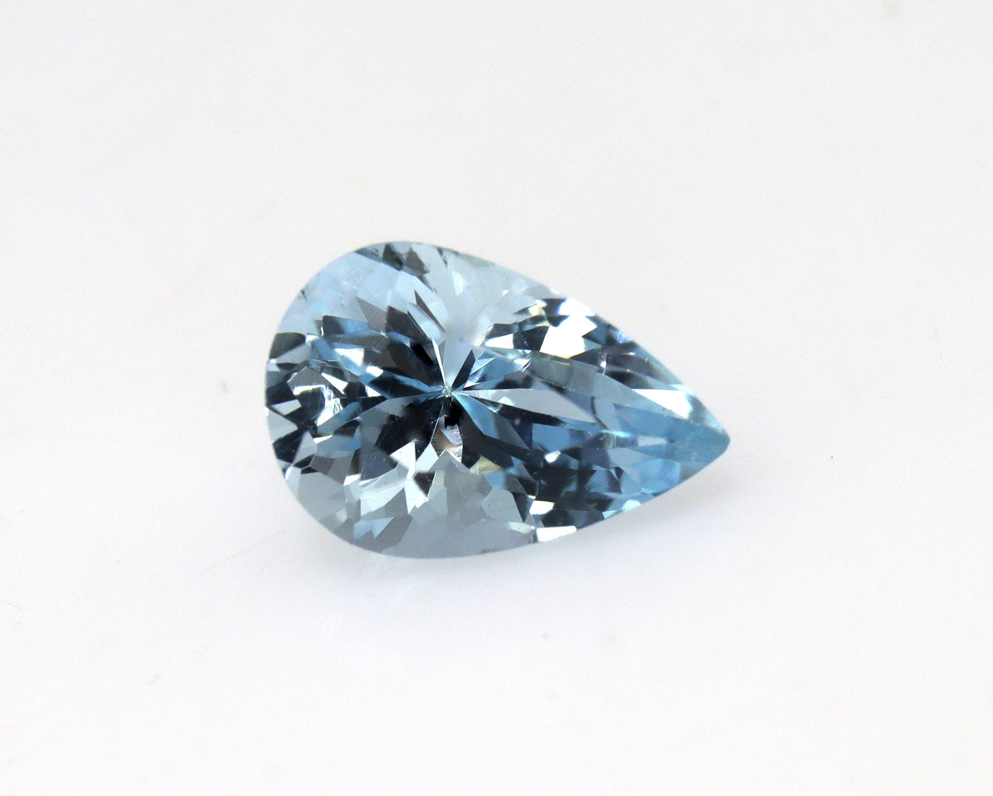 AAA Natural Aquamarine Pear 9x6 mm | 1.3 Ct Blue Gemstone | No Heat Untreated Aquamarine | March Birthstone | Engagement Ring Supply