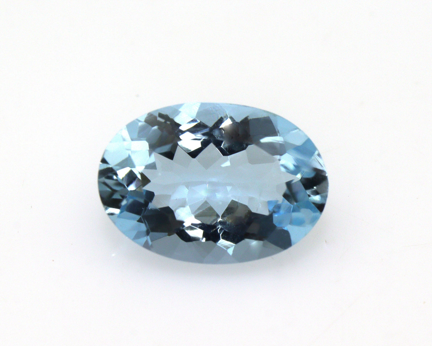 2 Ct Aquamarine Oval 10.4x7.4 mm | AAA+ Top Blue Gemstone | March Birthstone | Natural Loose Aquamarine for Ring, Pendant, Necklace