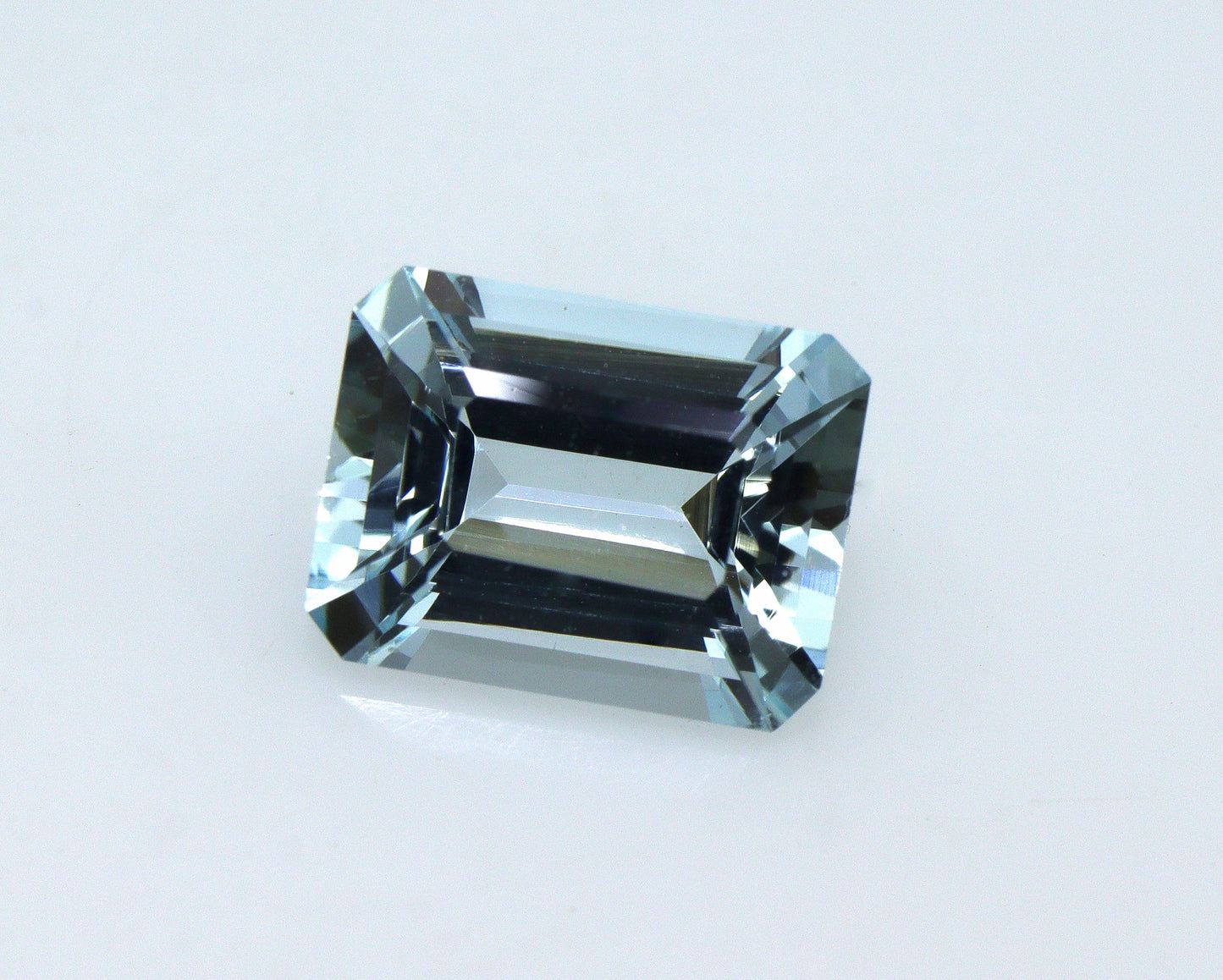 2 Ct AAA Natural Aquamarine Emerald Cut | 9.2x7 mm Blue Gemstone | Eye-Clean Aquamarine for Engagement Ring or Custom Jewelry