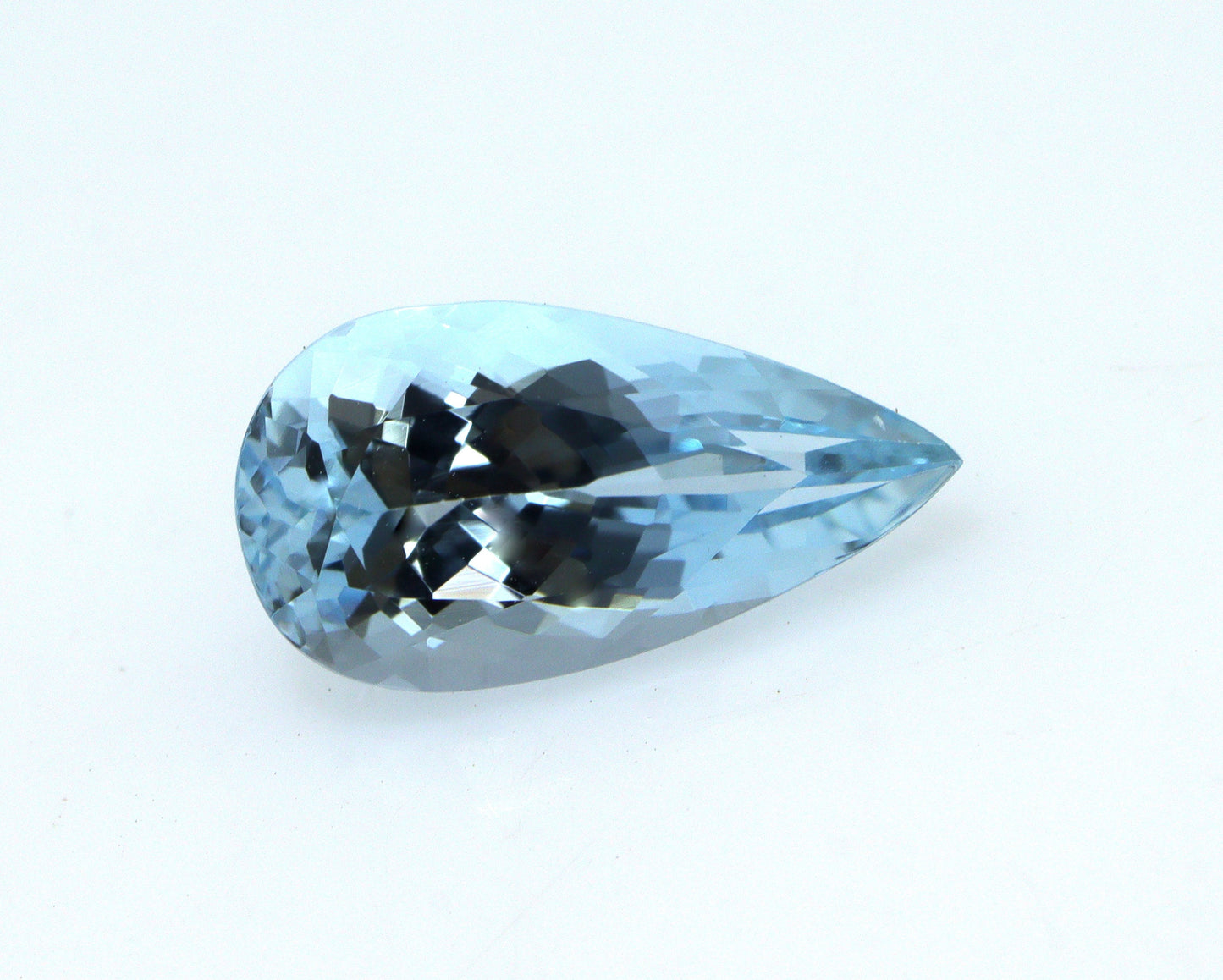 2.2 Ct Natural Aquamarine Pear Cut – 12.5×6.7 mm | Medium Blue | Eye-Clean Faceted Gem | Perfect for Engagement Ring, Halo Pendant