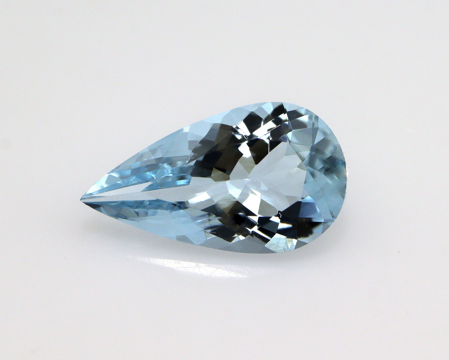 2.6 Ct Natural Aquamarine Pear Cut 14.2x8 mm, AAA Loose Gemstone, Medium Blue March Birthstone, Tear Drop Aquamarine
