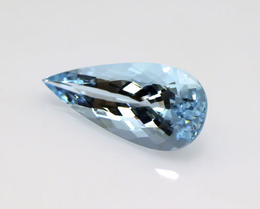 Sparkling! AAA Natural AQUAMARINE Pear, Fine Cut Grade, For Pear Ring, Halo Necklace, Pear Cut Pendant, Drop Pendant, Wedding Ring, Promise