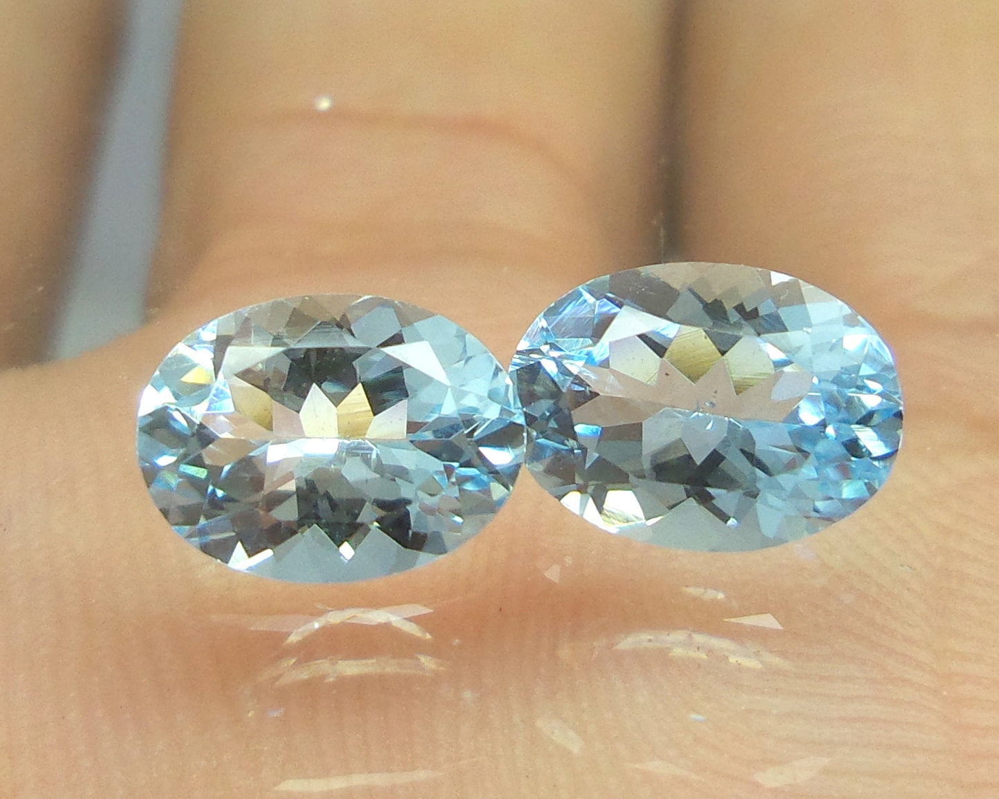 8x6 mm Natural Aquamarine Oval Cut, AAA Medium Blue March Birthstone, Calibrated Aquamarine for Fine Jewelry