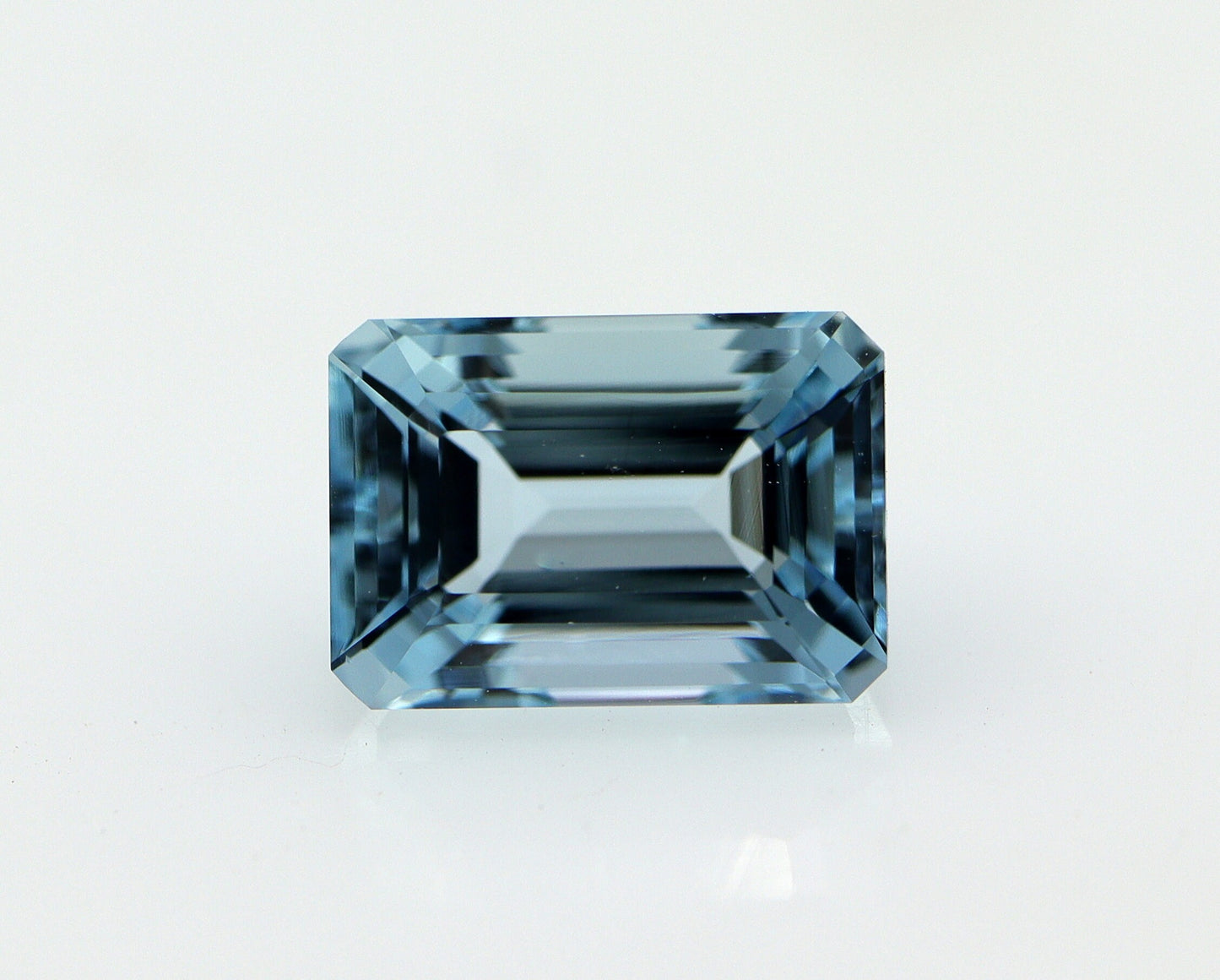 2.5 Ct Aquamarine Emerald Cut – AAA+ Natural 9.3x6.5 mm Medium Blue Gemstone, Eye Clean Aquamarine for Ring or Pendant