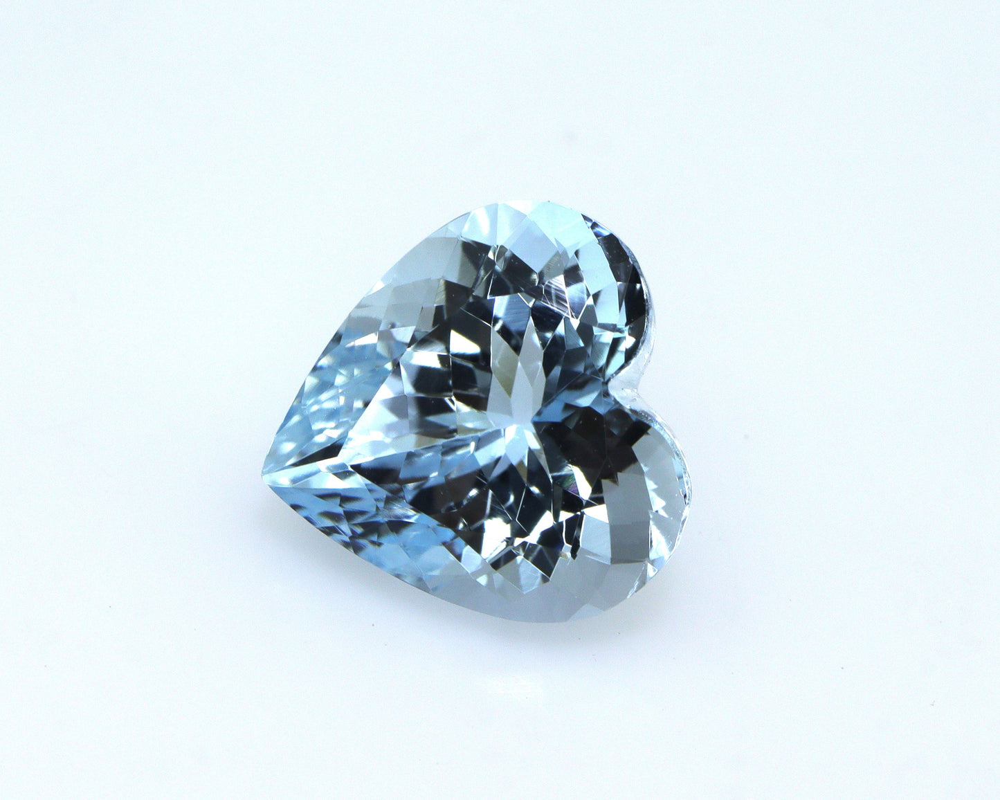 5.9 Ct AAA+ Natural Aquamarine Heart Cut | Blue, Eye Clean, Unheated Gemstone for Ring or Pendant