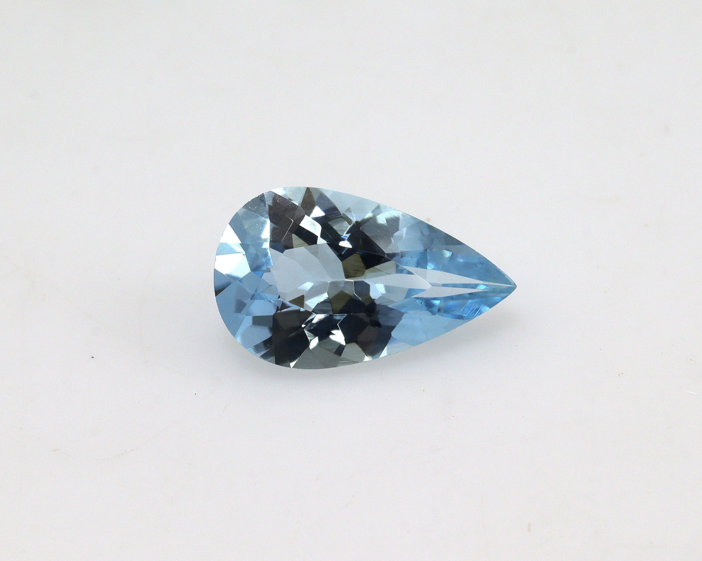 2.58 Ct Natural AAA+ Aquamarine Pear Cut 13.3x8 mm | Loose Blue Aquamarine Gem for Pear Ring, Pendant, Necklace