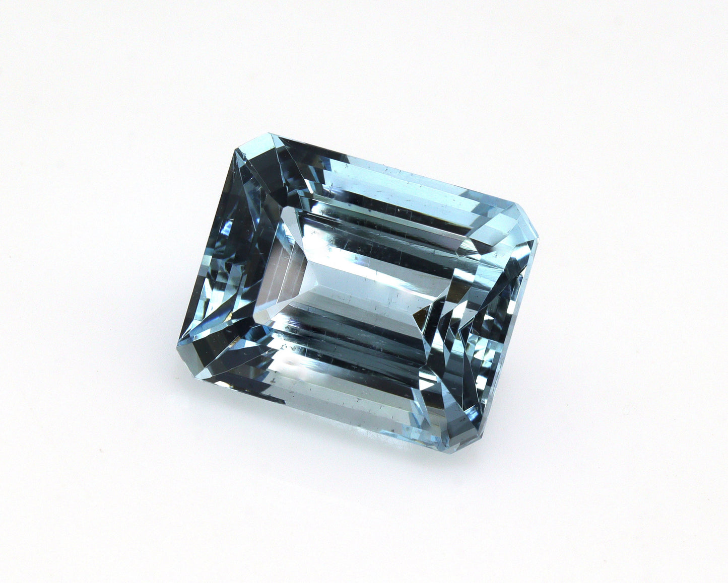 8.1 Ct AAA Natural Aquamarine Emerald Cut Gemstone | Super Blue Aquamarine | March Birthstone | Large Ring or Pendant Stone