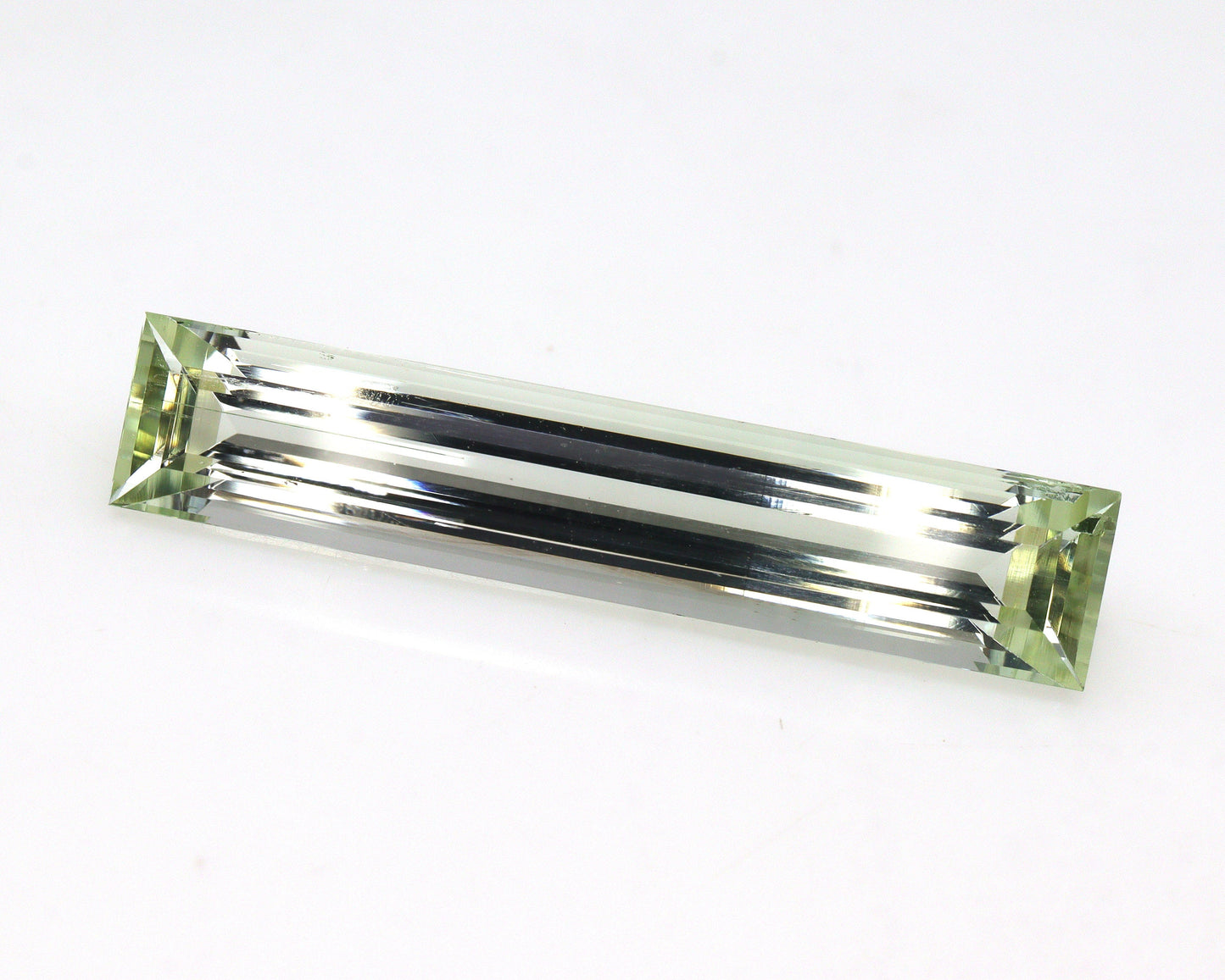 DAZZLING! Yellow Aquamarine Long 31x6.3 mm, AAA+ Natural Heliodor Extra Long Baguette, BIG Thin Elongated Baguette Necklace, 9.2 Ct Skinny