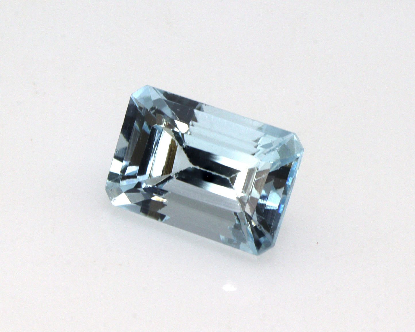 2 Ct Emerald Cut Aquamarine Gemstone | AAA Natural Aquamarine Octagon | Light Blue March Birthstone | For Ring or Necklace | Loose Stone