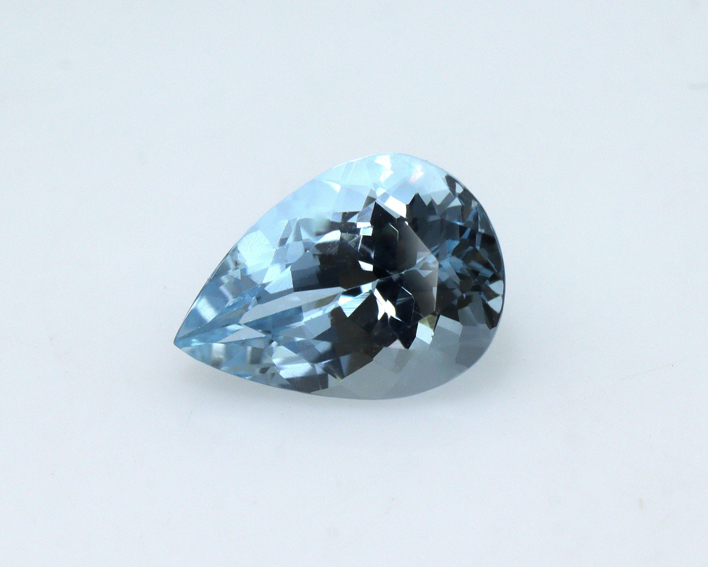 2.28 Ct Natural Aquamarine Pear Cut 10.9x7.7 mm, Medium Blue Loose Gemstone, Eye Clean March Birthstone, Fine Jewelry Aquamarine