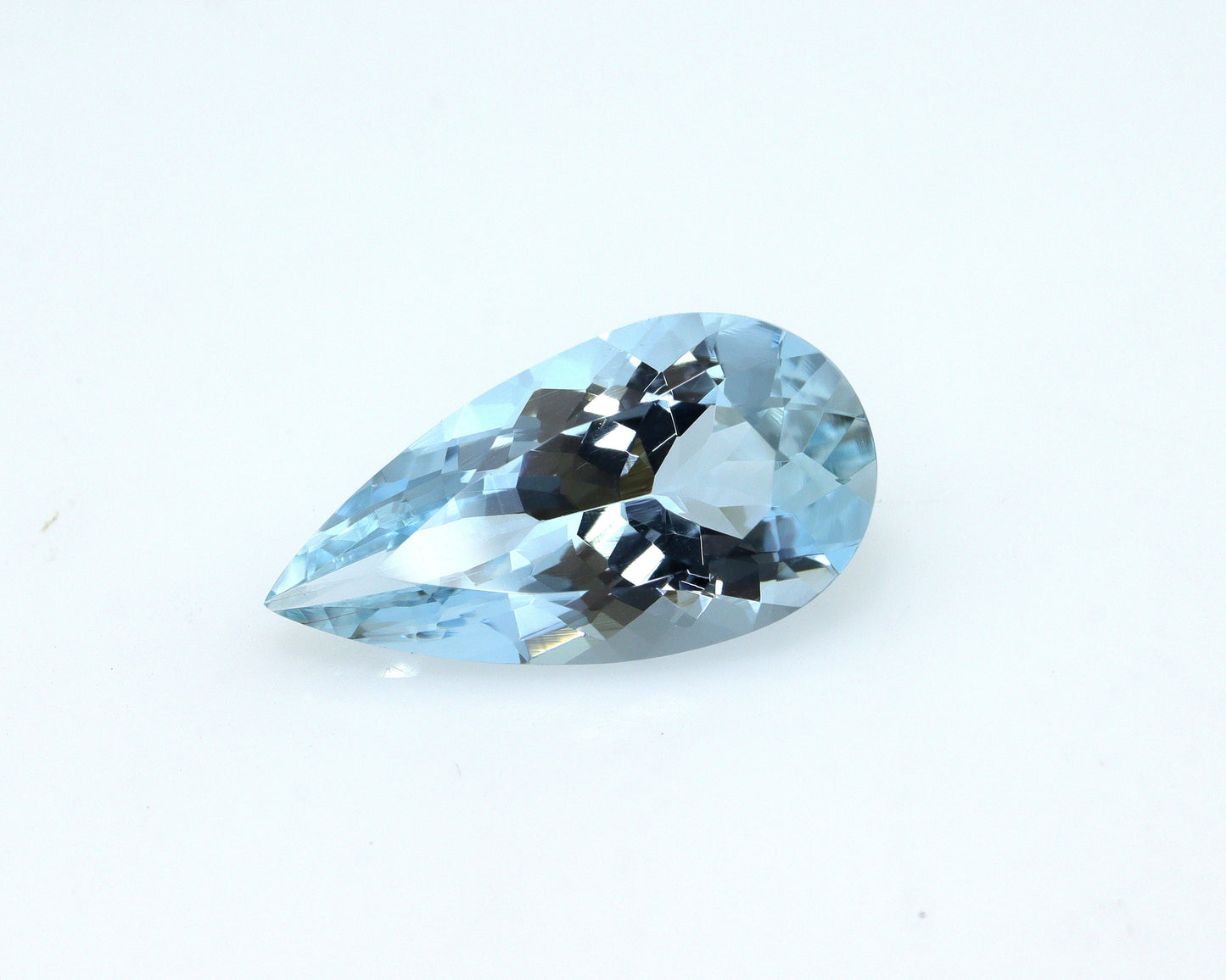 3.3 Cts AAA Natural AQUAMARINE Pear 15.5x8.1 mm, For Pear Shape Engagement Ring, Loose Aquamarine Gemstones