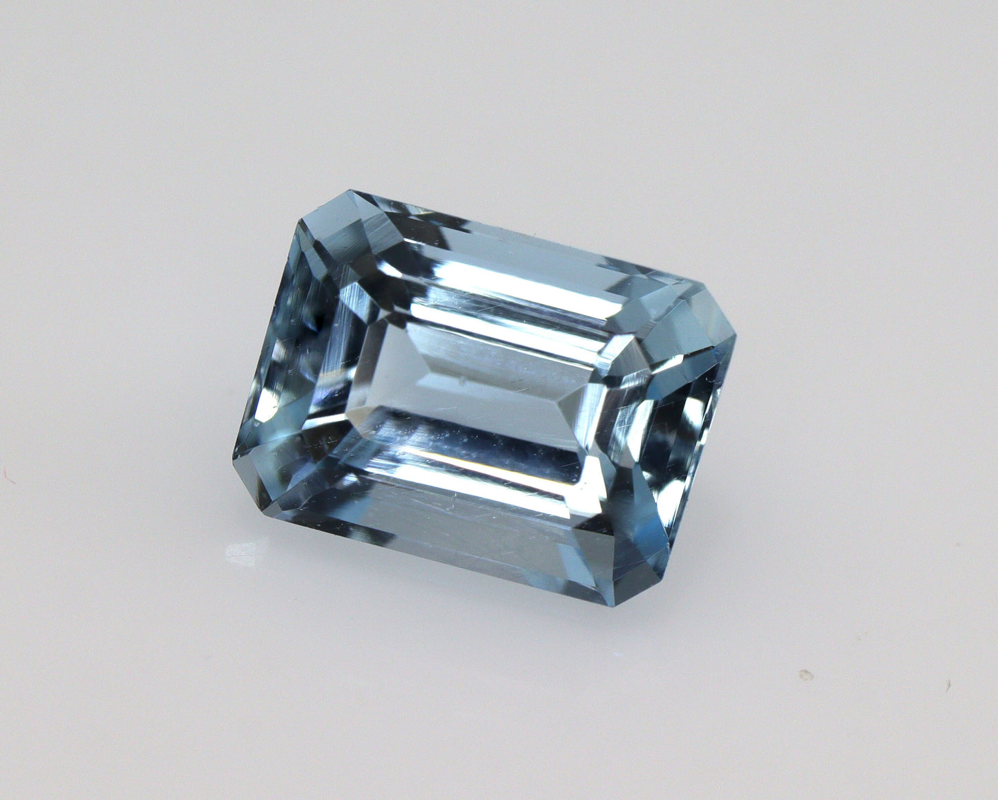 1.7 Cts AAA Natural Aquamarine Emerald Cut, Ring Size Loose Aquamarine, For Jewelry Making, East west Ring, Dainty Aquamarine Pendant