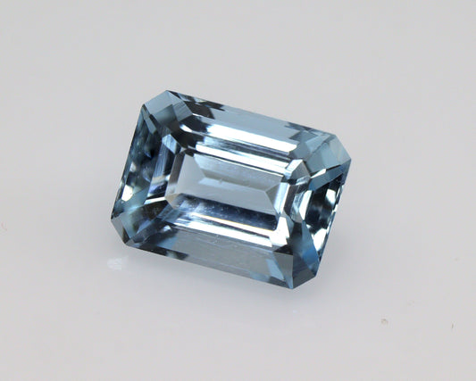 1.7 Cts AAA Natural Aquamarine Emerald Cut, Ring Size Loose Aquamarine, For Jewelry Making, East west Ring, Dainty Aquamarine Pendant