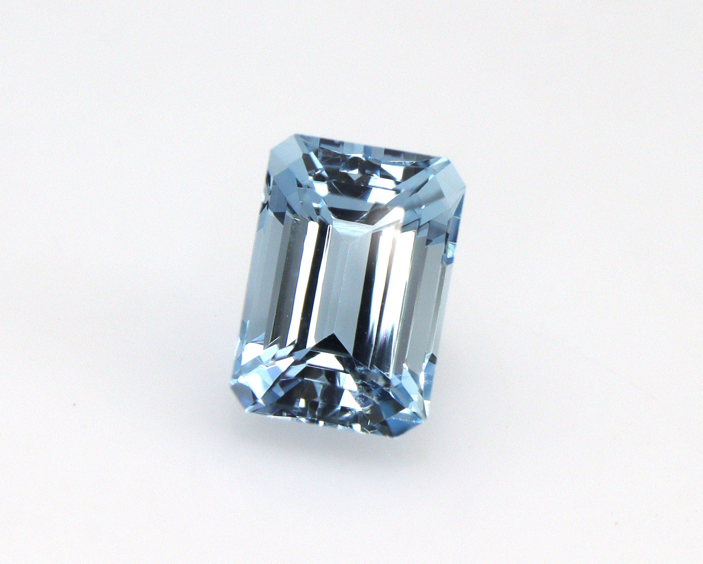 7x5 mm Aquamarine Emerald Cut – AAA Natural 1.2 Ct Medium Blue Gemstone, Loose Aquamarine for Ring or Pendant, Aquamarine Supplies
