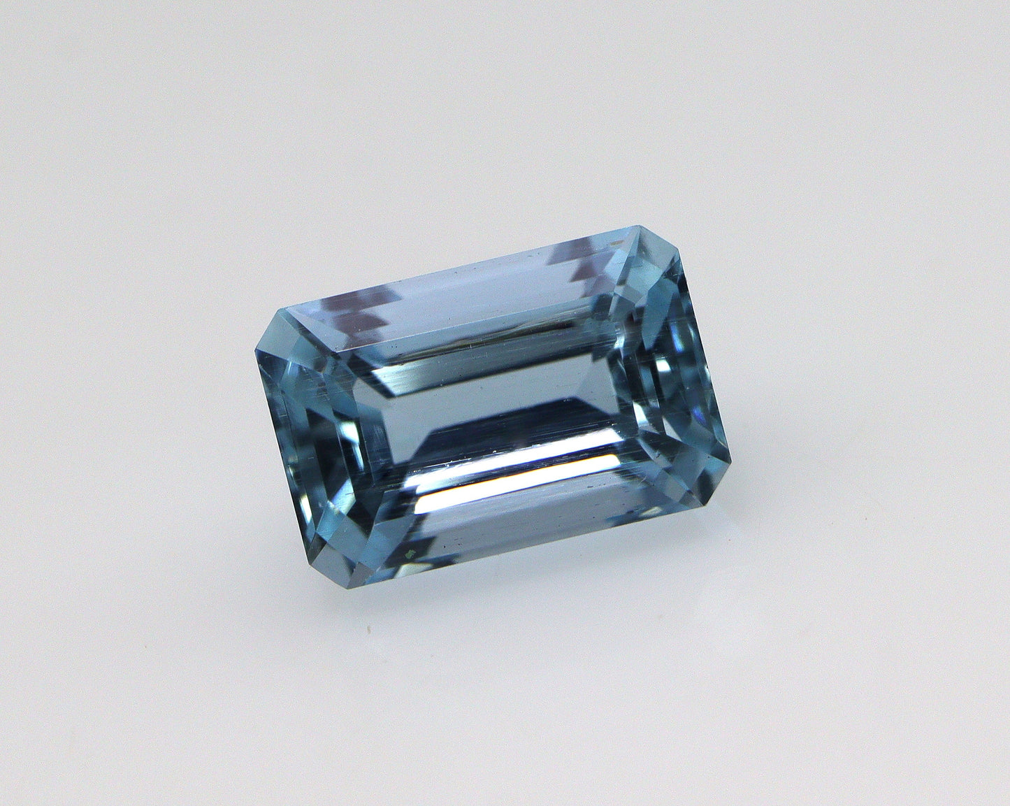 1.5 Ct Emerald Cut Aquamarine | AAA Natural Blue Gemstone | 7.9x5.2 mm Ocean Blue | March Birthstone | For Engagement Ring or Pendant