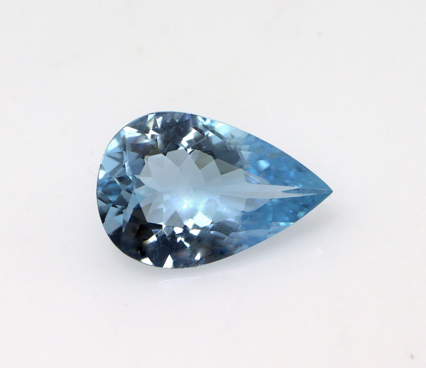 2 Ct Dark Blue Aquamarine Pear Cut | AAA+ Top Blue Gemstone | Eye Clean Natural Aquamarine | Engagement Ring Gem | Engagement Ring Gem