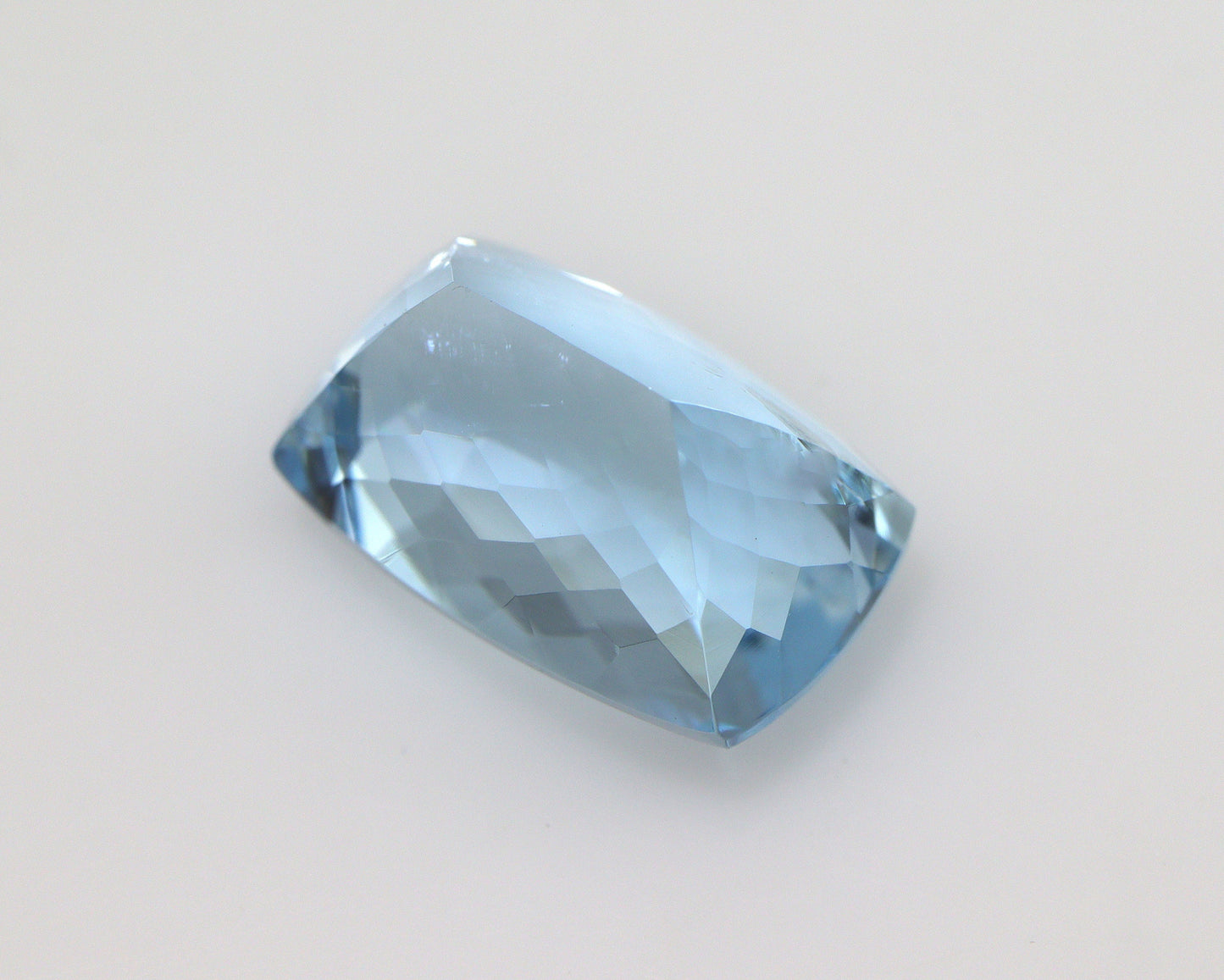 RARE! 9.1 Ct Natural Aquamarine Cushion Cut, AAA+ Medium to Dark Blue Gemstone, Big Aquamarine for Custom Fine Jewelry