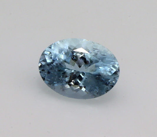 3.8 Ct Natural Aquamarine Oval Cut | Blue Aquamarine Gemstone | March Birthstone | Loose Aquamarine for Ring or Pendant | Faceted Gem