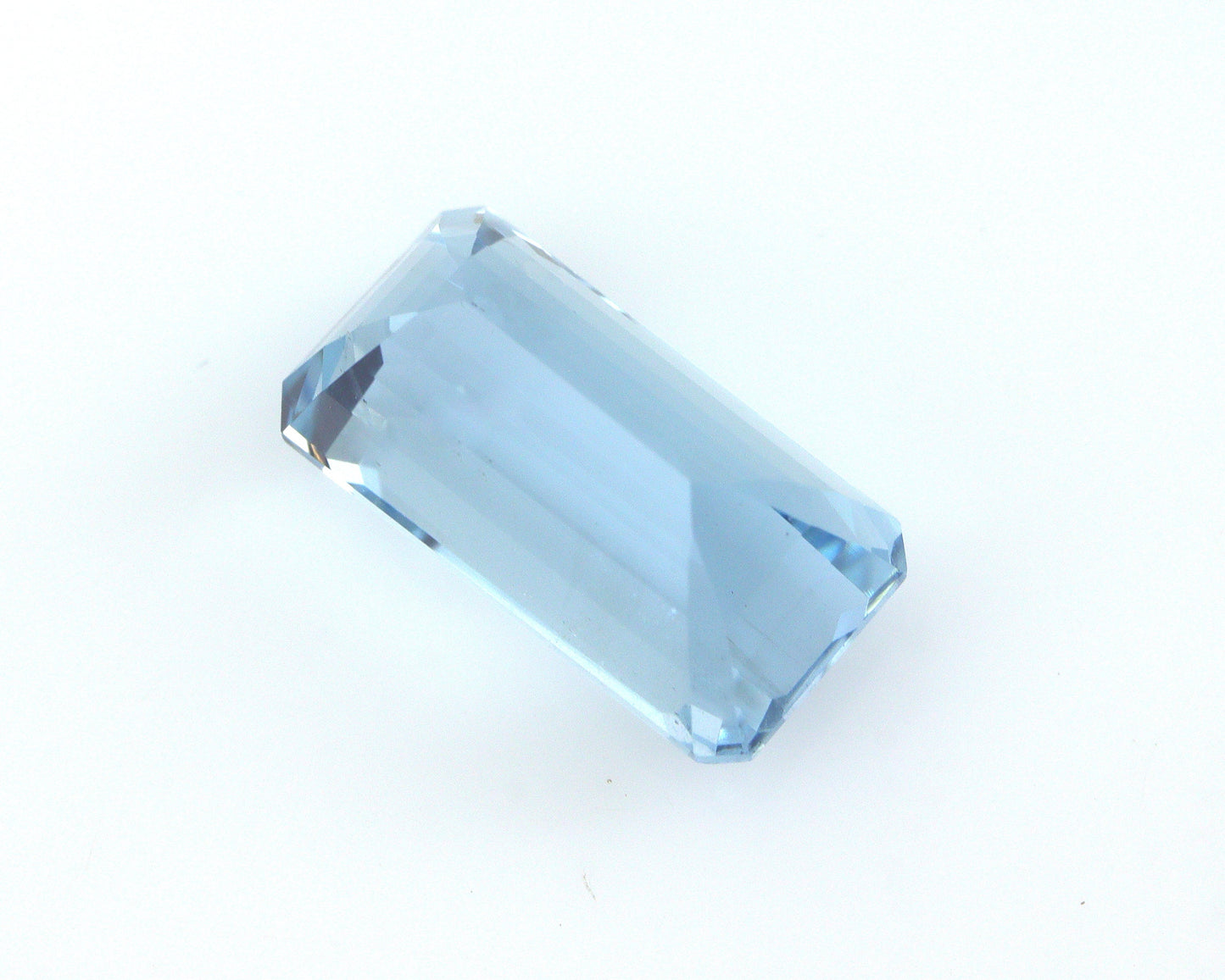 AAA 4.3 Cts Natural Aquamarine | Large Emerald Cut Baguette | High-Quality Blue Gemstone for Ring or Pendant, Big & Beautifu Emerald Cut