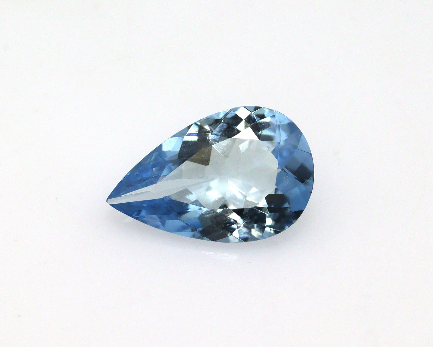 Top Color Aquamarine Pear Cut, AAA+ Genuine Blue Aquamarine, 11.3x7.2 Highly Saturated Pear Aquamarine, Top Notch Quality, Pear Cut Ring