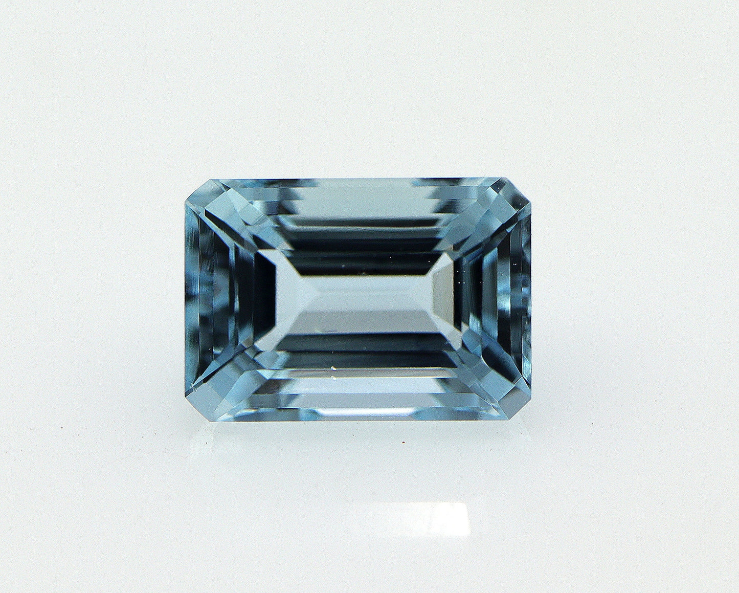 2.5 Ct Aquamarine Emerald Cut – AAA+ Natural 9.3x6.5 mm Medium Blue Gemstone, Eye Clean Aquamarine for Ring or Pendant