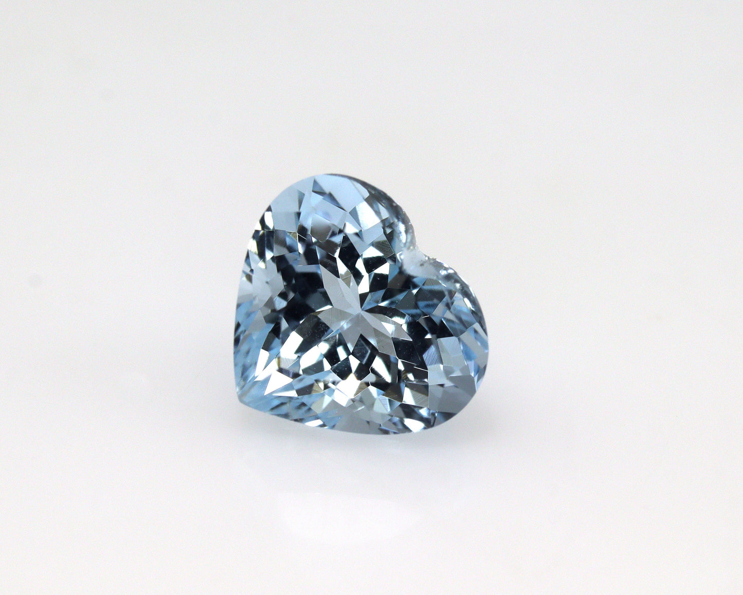 2.26 Ct AAA Natural Aquamarine Heart Cut Gemstone | Medium Blue | Eye Clean | Unheated & Untreated | March Birthstone Ring Necklace