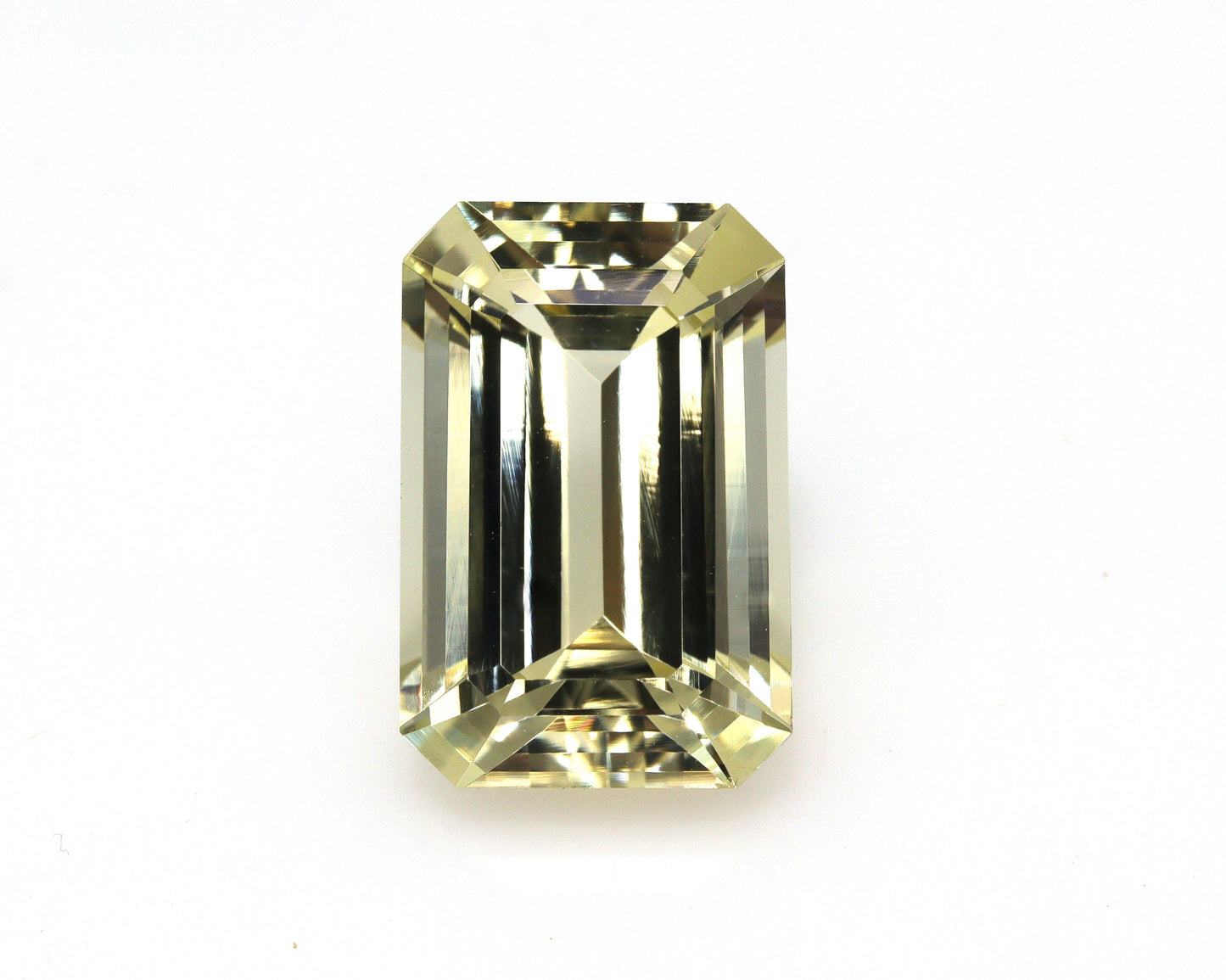 6.5 Ct Heliodor Emerald Cut – AAA Natural Golden Beryl Gemstone, Step Cut Yellow Beryl, Lustrous Yellow Stone for Ring or Pendant