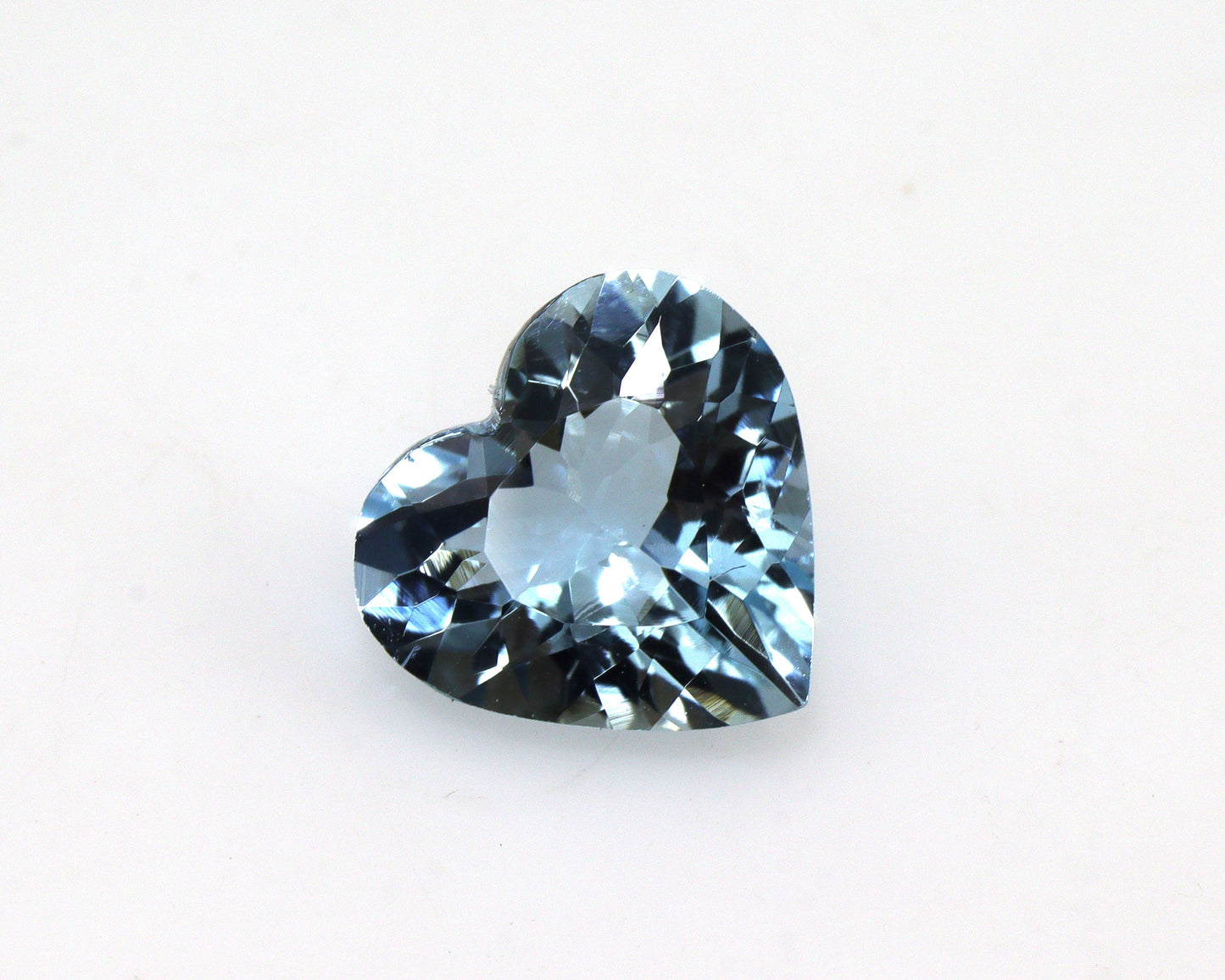 AAA+ Aquamarine Heart Gemstone • 10.3mm 2.8ct Top Medium Blue • Loose Heart Cut for Engagement Ring or Necklace • Unheated Gemstone