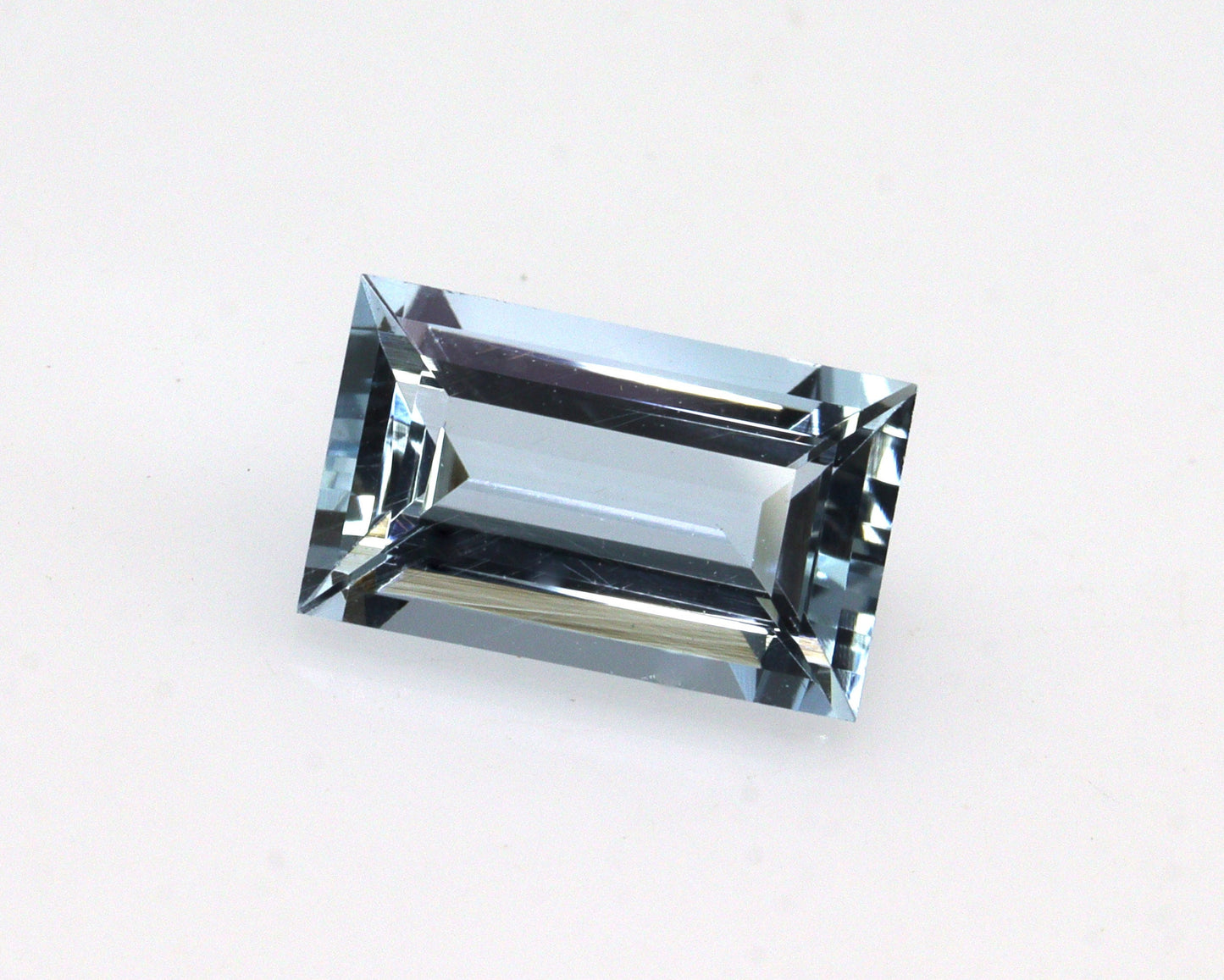 1.3 Ct Baguette Cut Aquamarine Gemstone | AAA Medium Blue | Natural Unheated | Minimalist Ring, Rectangle Pendant, Emerald Cut Jewelry