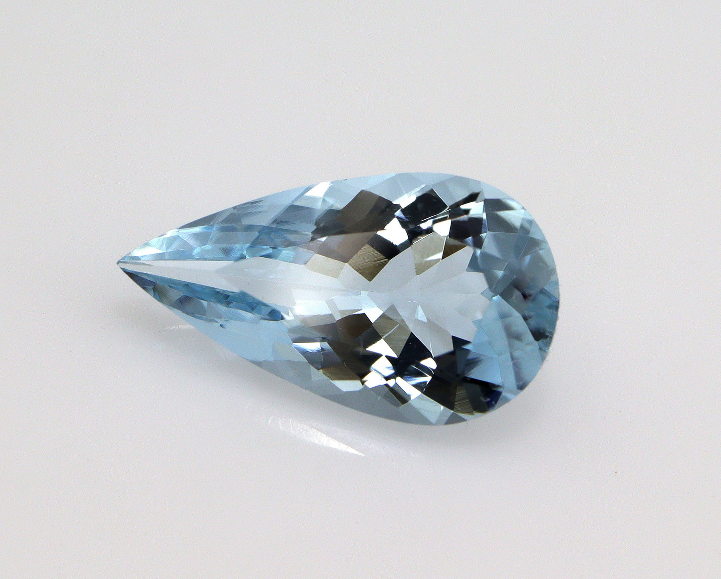 2.6 Ct Natural Aquamarine Pear Cut 14.2x8 mm, AAA Loose Gemstone, Medium Blue March Birthstone, Tear Drop Aquamarine