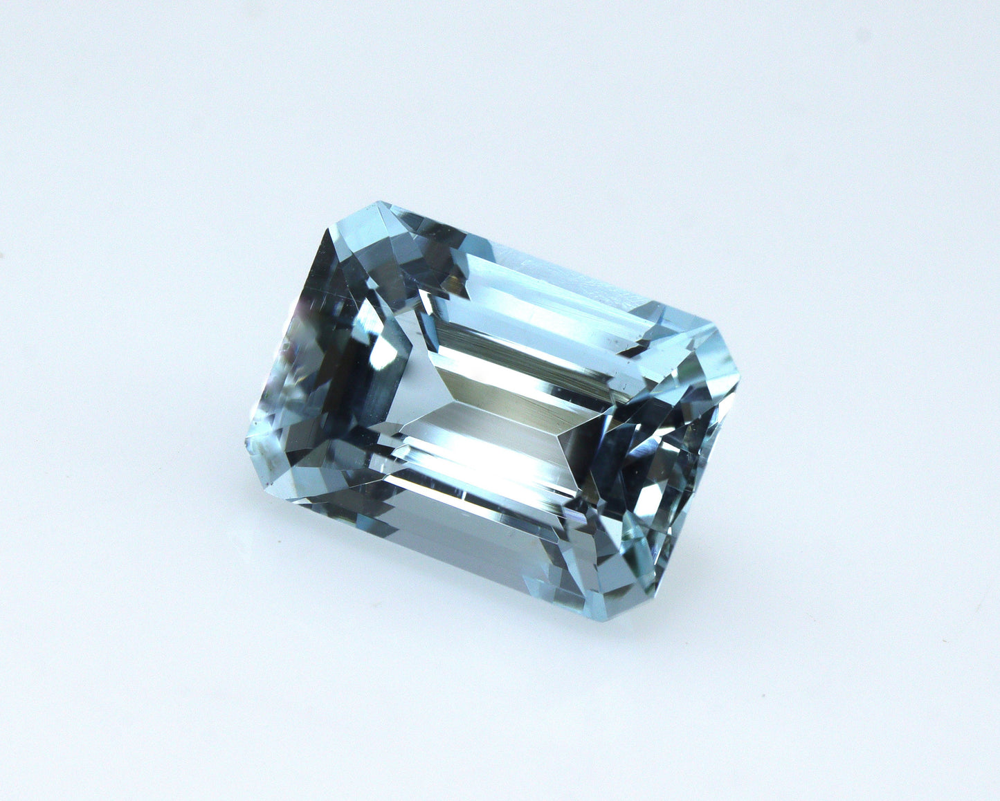 2.8 Ct Aquamarine Gem Emerald Cut | Loose Blue Aquamarine for Ring, Necklace | Custom Fine Jewelry Stone | Engagement Ring Gem | 9.9x7 mm