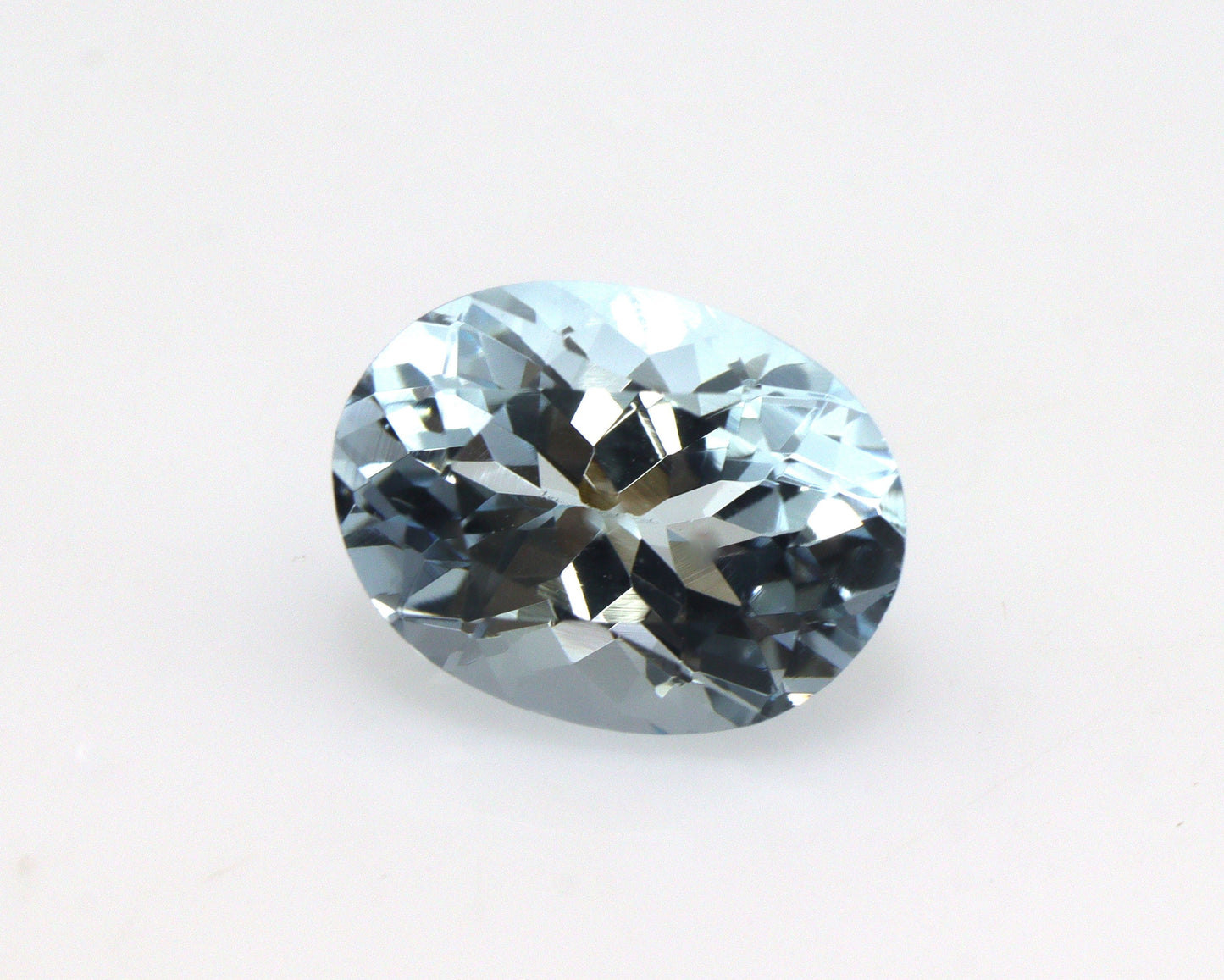 2.4 Ct Aquamarine Oval Cut – AAA Natural Medium Blue Gemstone, Eye Clean Loose Aquamarine for Ring, Pendant