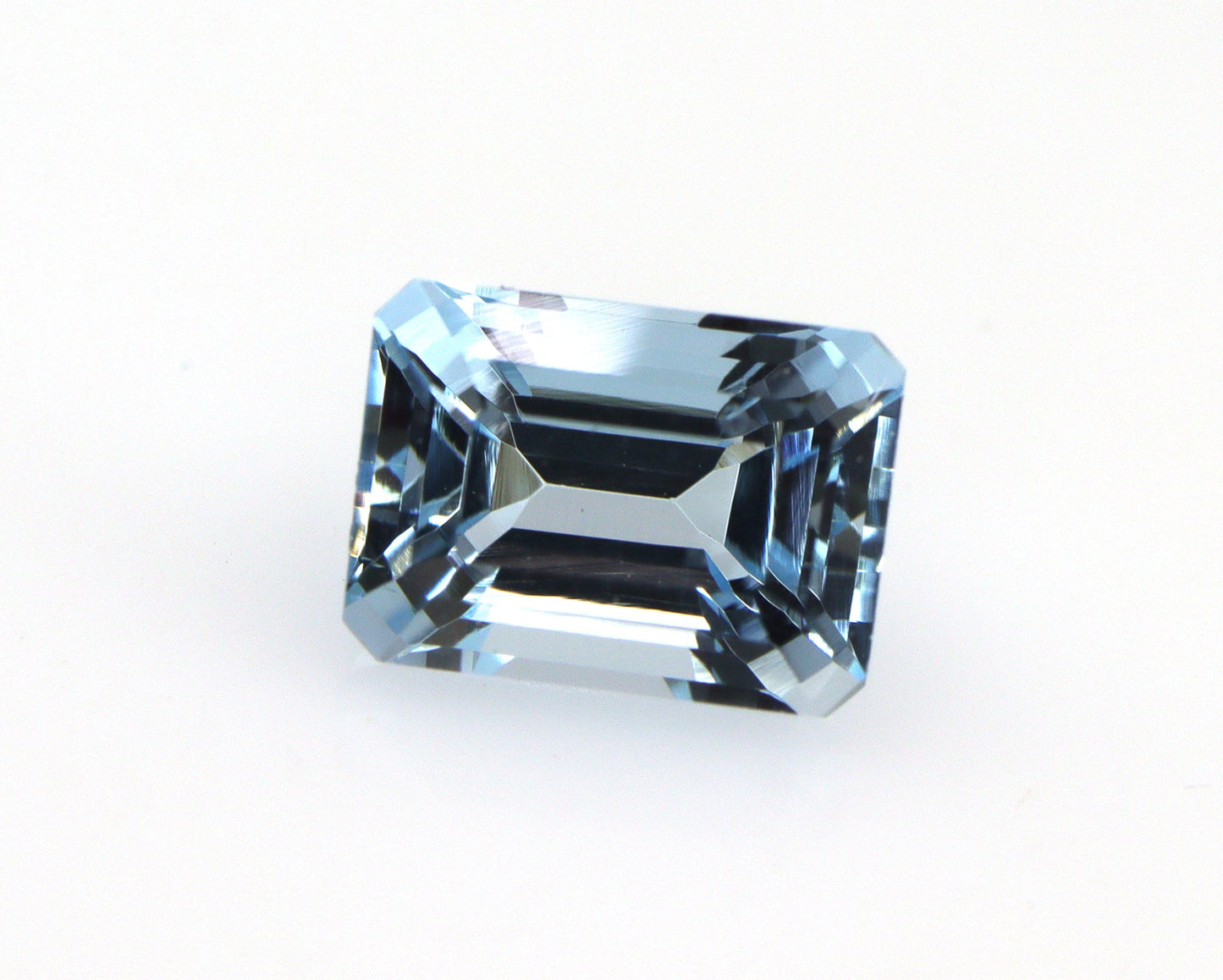 Natural Aquamarine Emerald Cut 7x5 mm, Medium Blue AAA Gemstone, Loose Aquamarine for Necklace or Ring, March Birthstone Stone
