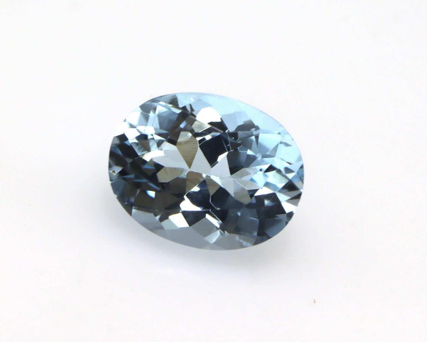 2.6 Cts Natural Aquamarine • 9x7 mm Oval Cut • Medium Blue • AAA Quality Aquamarine For Custom Jewelry