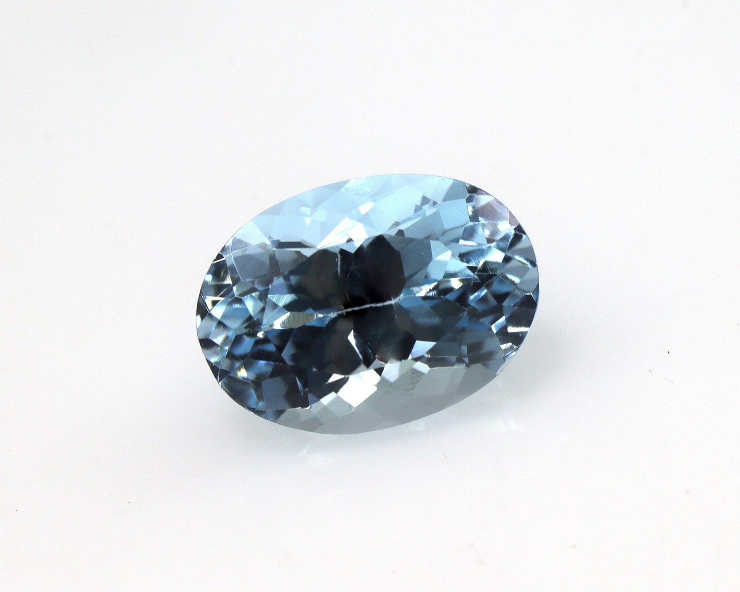 AAA 3.3 Ct Natural Aquamarine Oval Cut 11x8 mm | Micro Cut Full Luster | March Birthstone Gem for Ring or Pendant