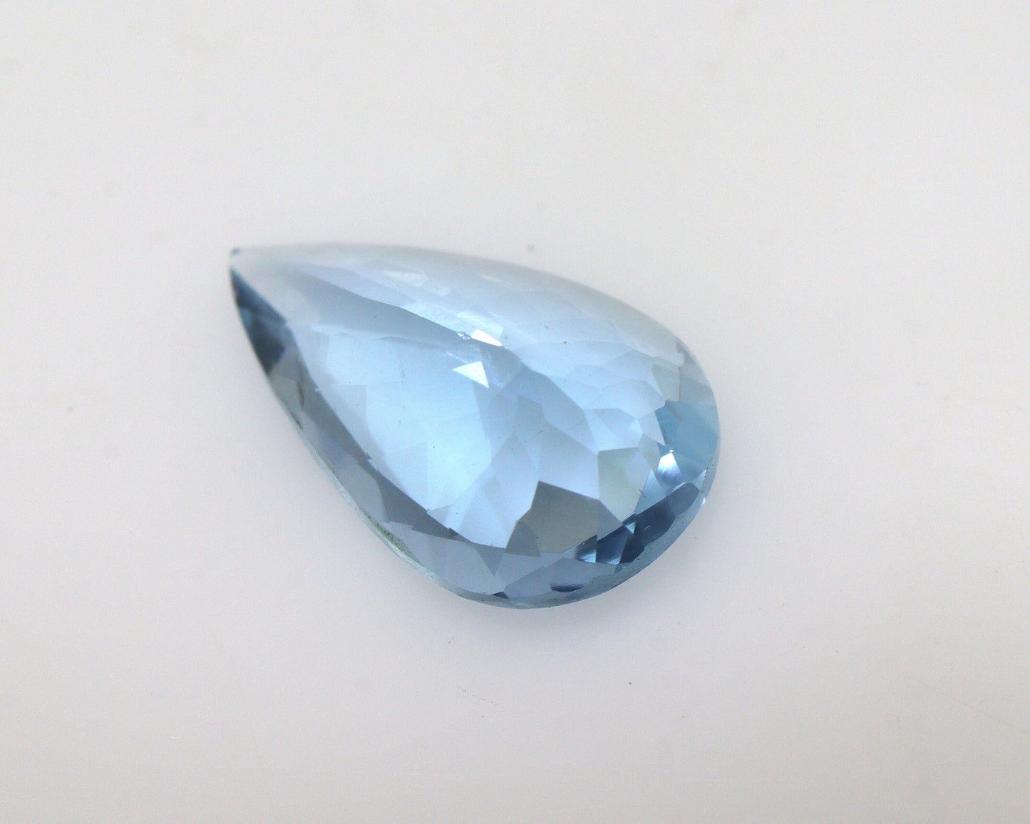 AAA+ Natural Aquamarine Pear Cut | 2.1 Carats | Dark Blue | Untreated Earth Mined | Eye Clean | 12.3x7.4x4.9 mm | Fine Quality Gemstone