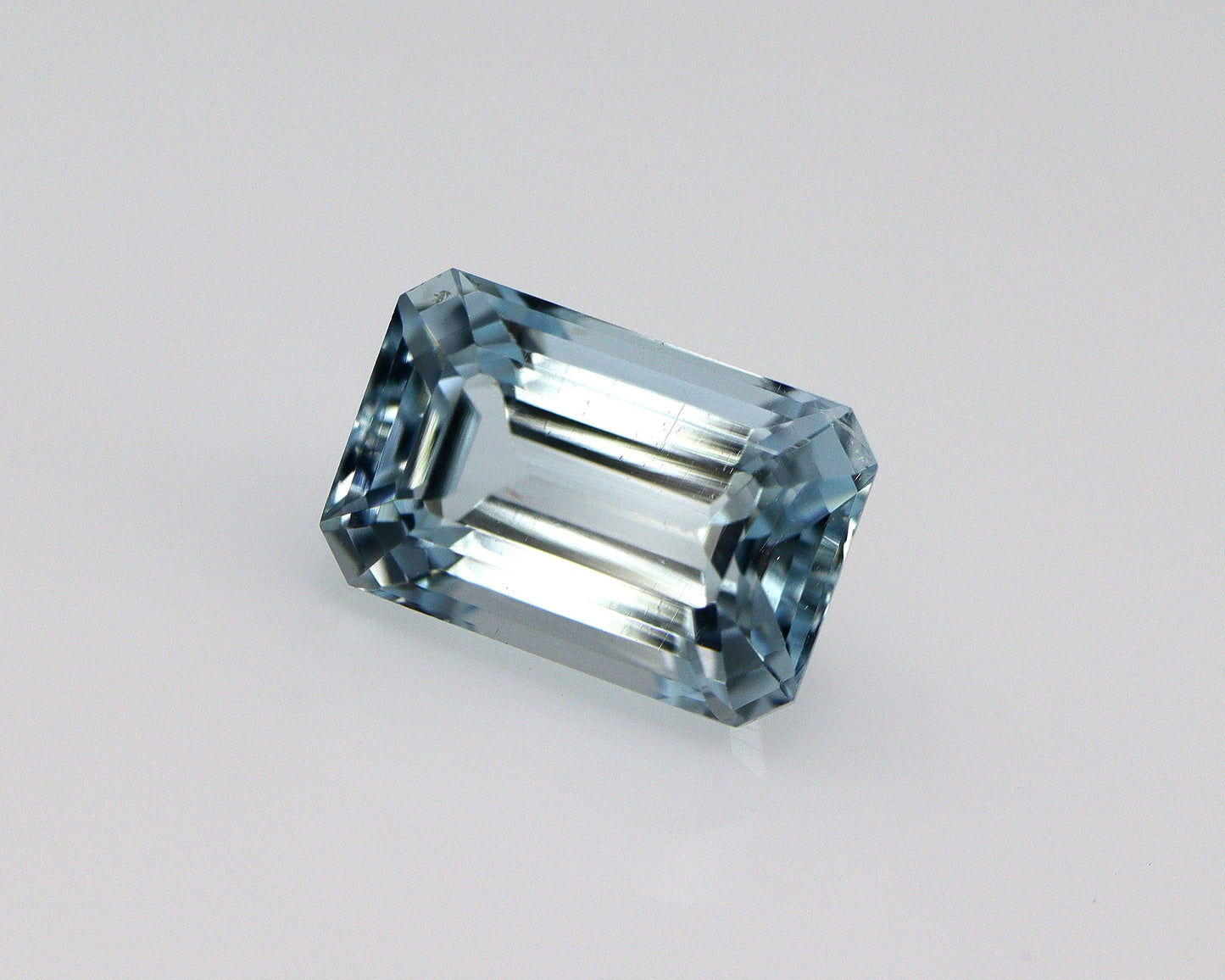 3.1 Ct AAA Natural Aquamarine Emerald Cut | Step Cut Faceted Aquamarine | High Grade Aquamarine Gemstone for Necklace or Wedding Ring