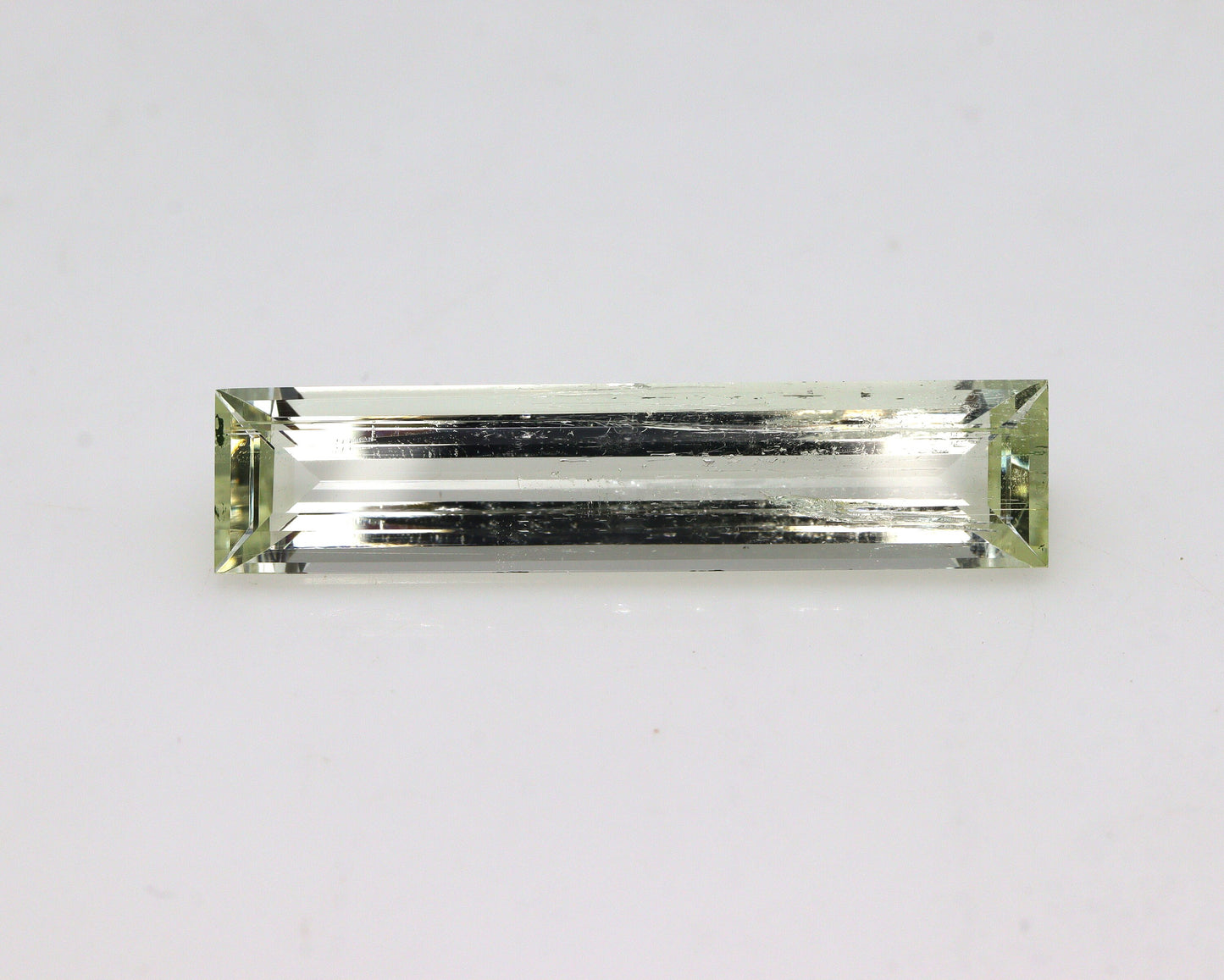 27.2x6 mm Natural Yellow Aquamarine Long Baguette, 6.6 Cts Unique Cut Heliodor, Skinny Cut, Pencils, Sleek Pendant, Bar Pendant, Vertical