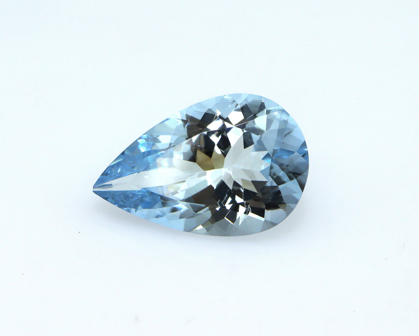 3.6 Cts AAA Natural Aquamarine Pear Cut 14.4x9.3 mm, Top Grade Aquamarine for Ring or Necklace, High-End March Birthstone, Drop Pendant