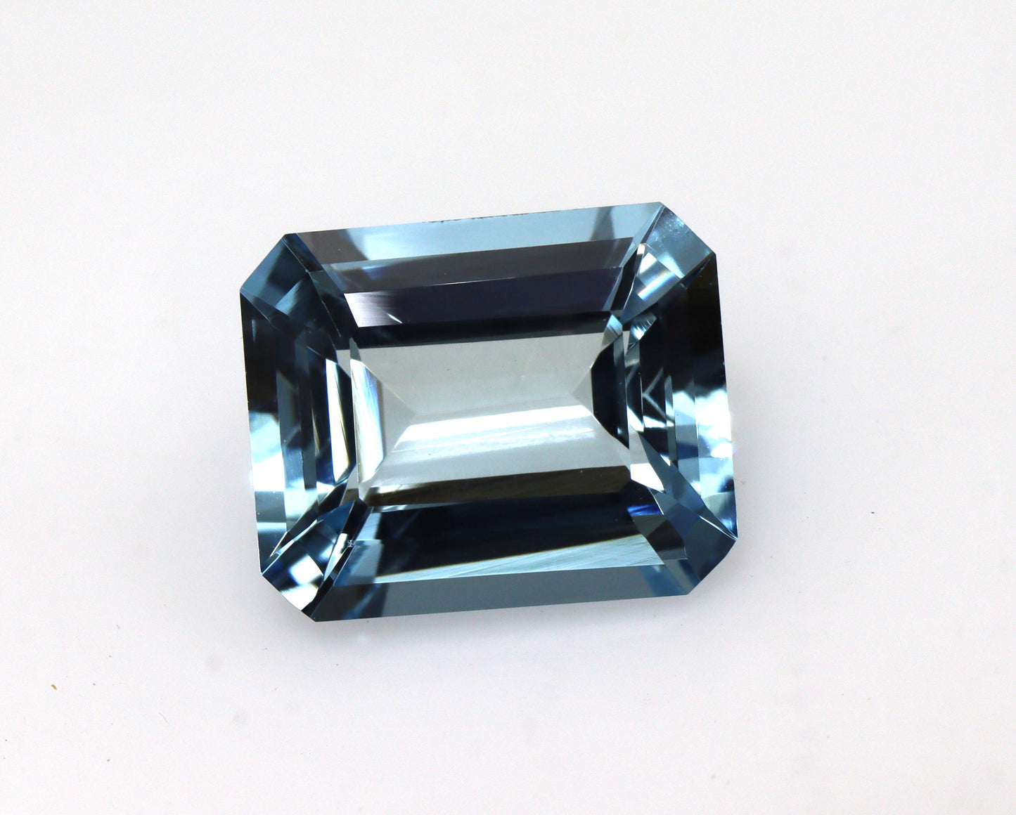 2.9 Ct AAA+ Aquamarine Emerald Cut 10x8 mm | Natural Blue Gemstone for Solitaire Ring, Wedding Ring, TOP GRADE!