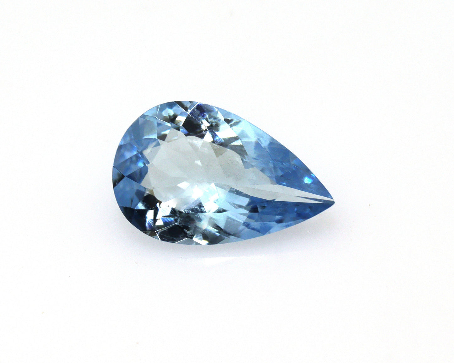 Top Color Aquamarine Pear Cut, AAA+ Genuine Blue Aquamarine, 11.3x7.2 Highly Saturated Pear Aquamarine, Top Notch Quality, Pear Cut Ring