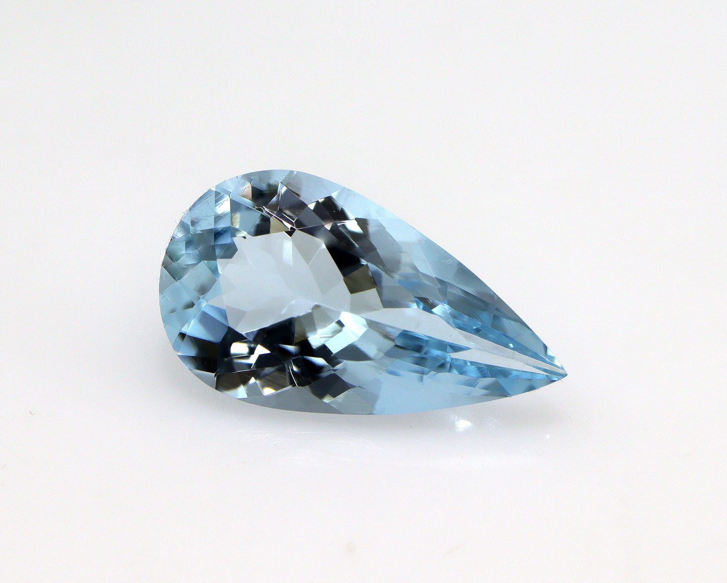 2.6 Ct Natural Aquamarine Pear Cut 14.2x8 mm, AAA Loose Gemstone, Medium Blue March Birthstone, Tear Drop Aquamarine