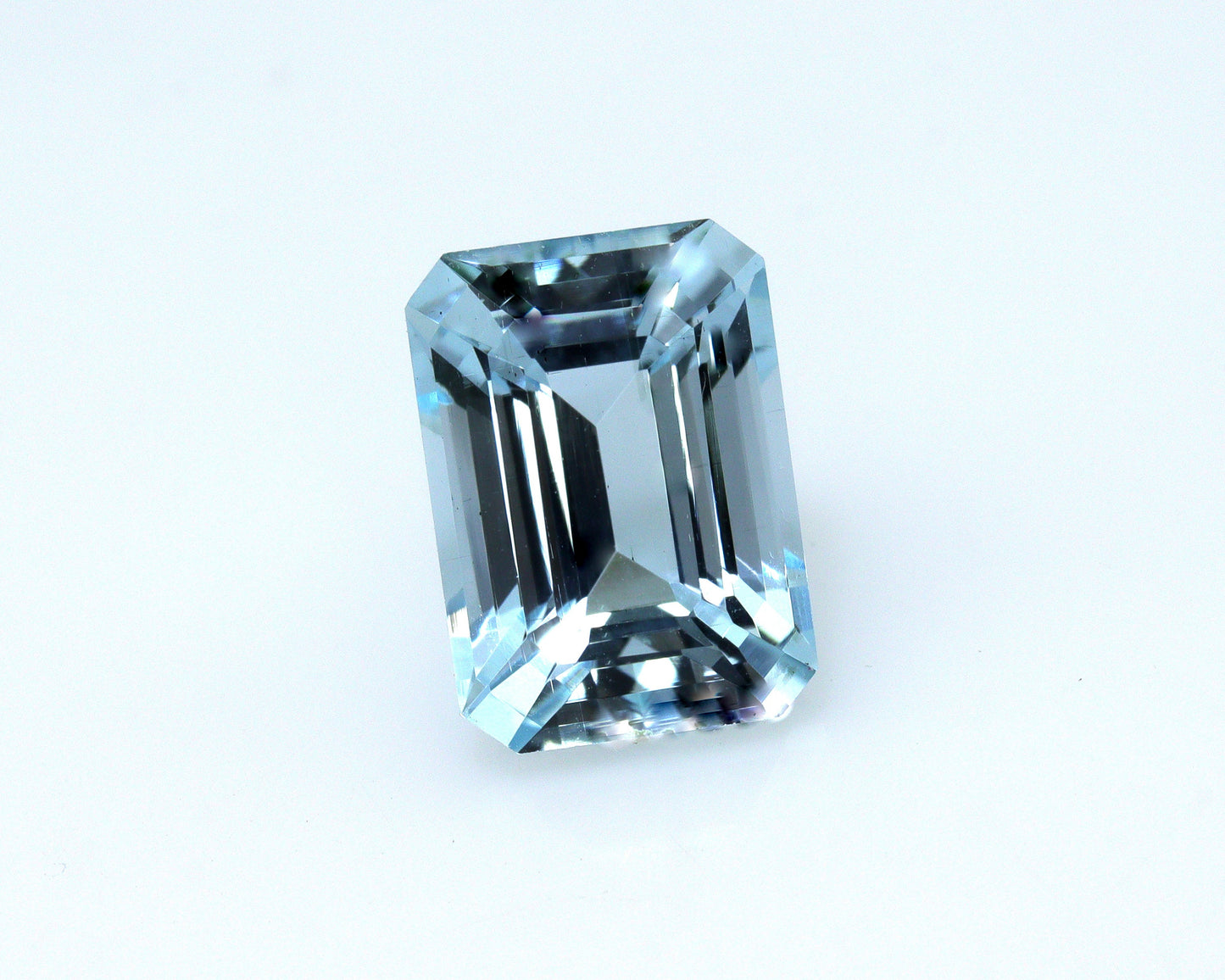 2.8 Ct Aquamarine Gem Emerald Cut | Loose Blue Aquamarine for Ring, Necklace | Custom Fine Jewelry Stone | Engagement Ring Gem | 9.9x7 mm