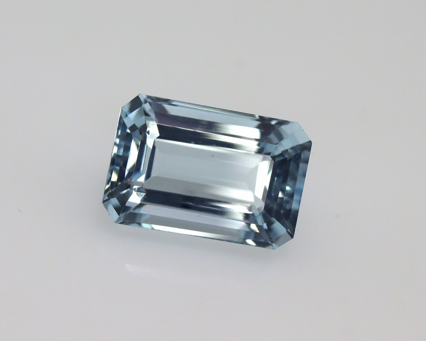 Natural AQUAMARINE Emerald Cut, 8.3x5.6 mm, Dainty Aquamarine Ring, Step Cut Rectangle Aquamarine, Emerald Cut Promise Ring, Stacking Ring