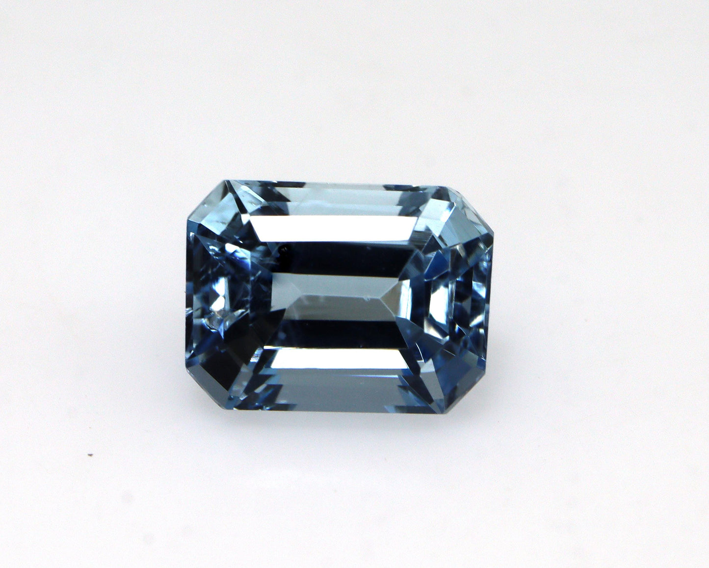1.5 Ct Natural Aquamarine Emerald Cut – 7.7x5.8 mm Medium Blue Gemstone, AAA Quality Aquamarine for Ring or Necklace