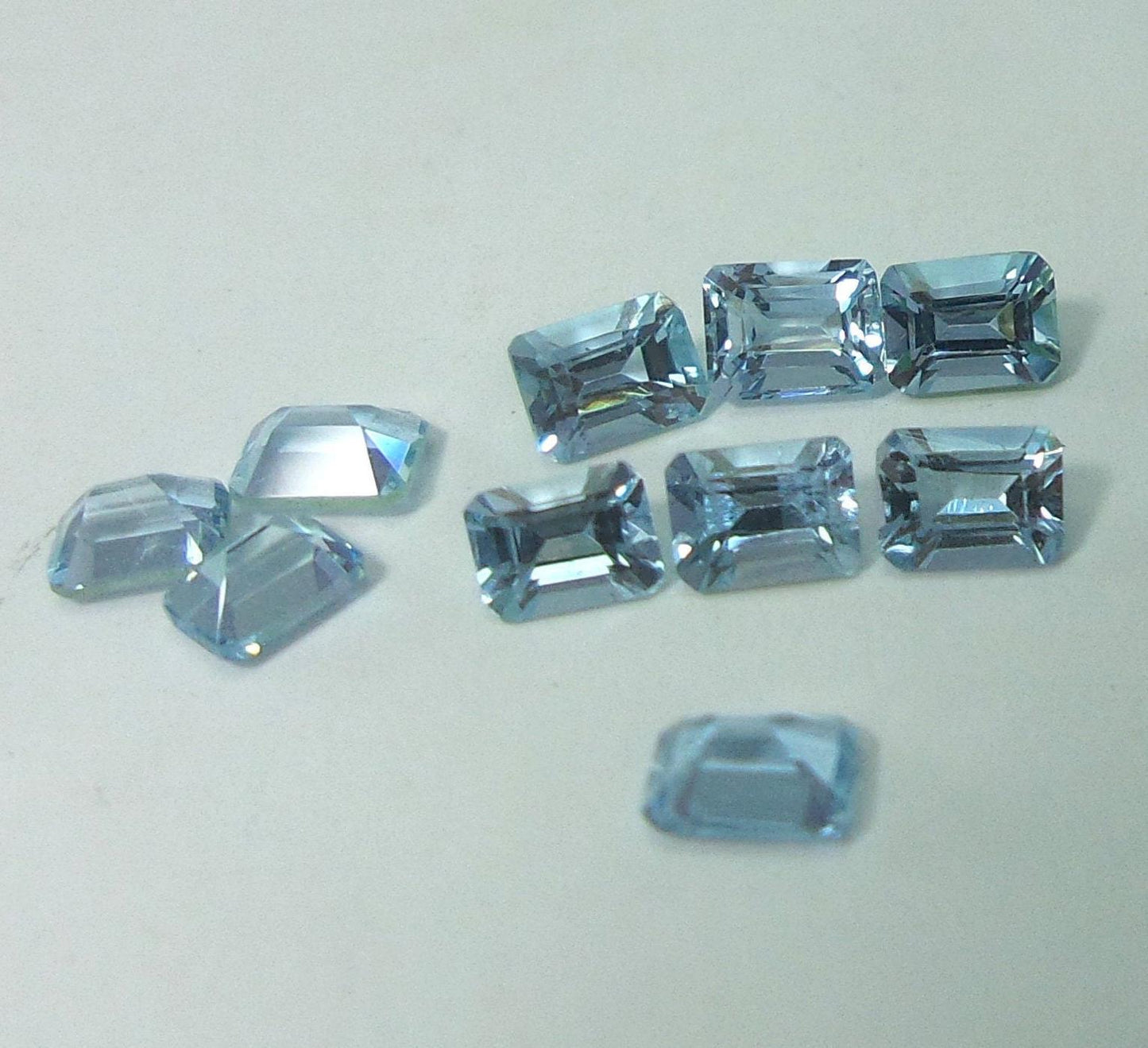 5x3 mm AAA Natural Aquamarine Emerald Cut, Calibrated Aquamarine, HIGH QUALITY Aquamarine Octagon, Loose Aquamarine, Tiny Emerald Cuts