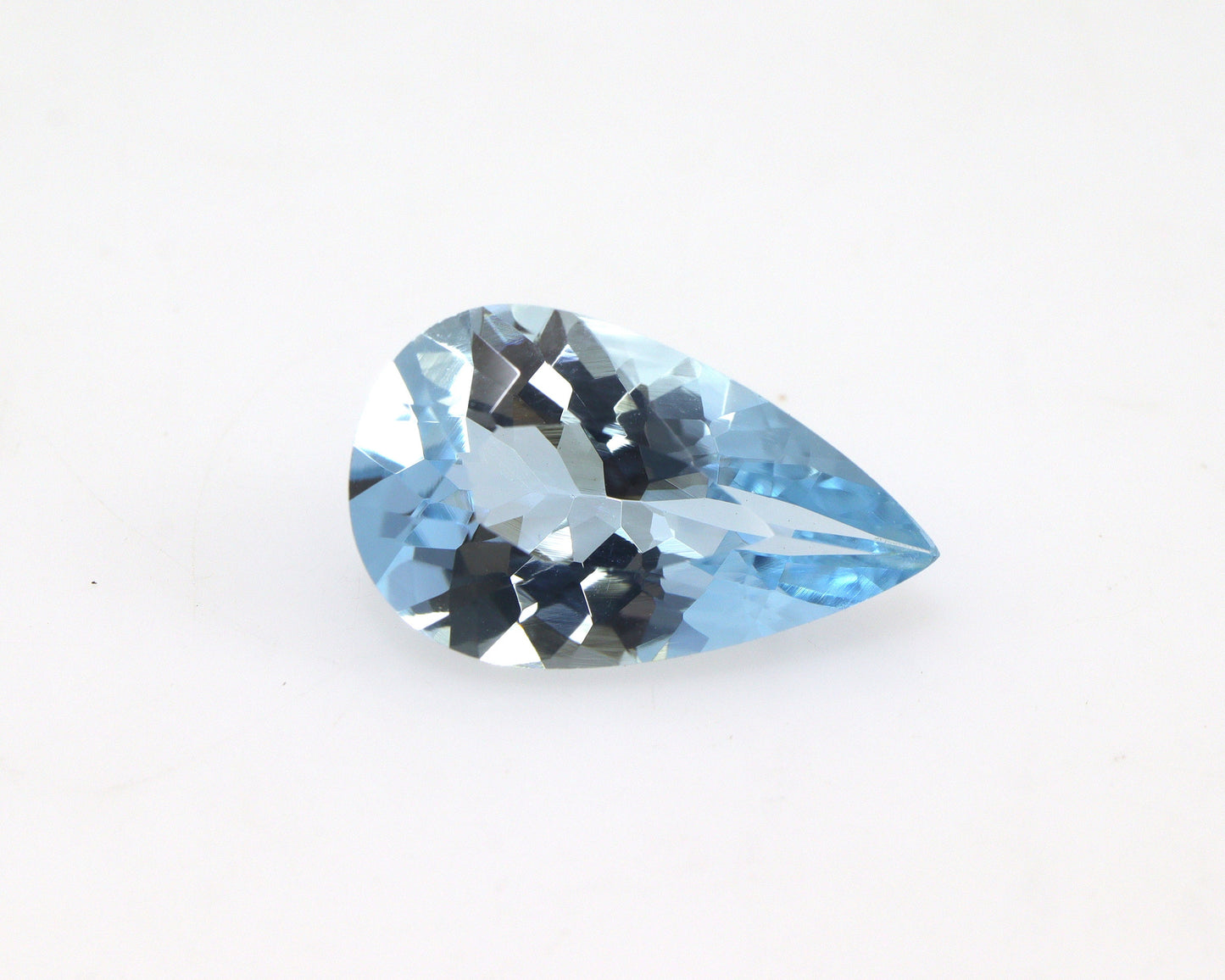 2.58 Ct Natural AAA+ Aquamarine Pear Cut 13.3x8 mm | Loose Blue Aquamarine Gem for Pear Ring, Pendant, Necklace