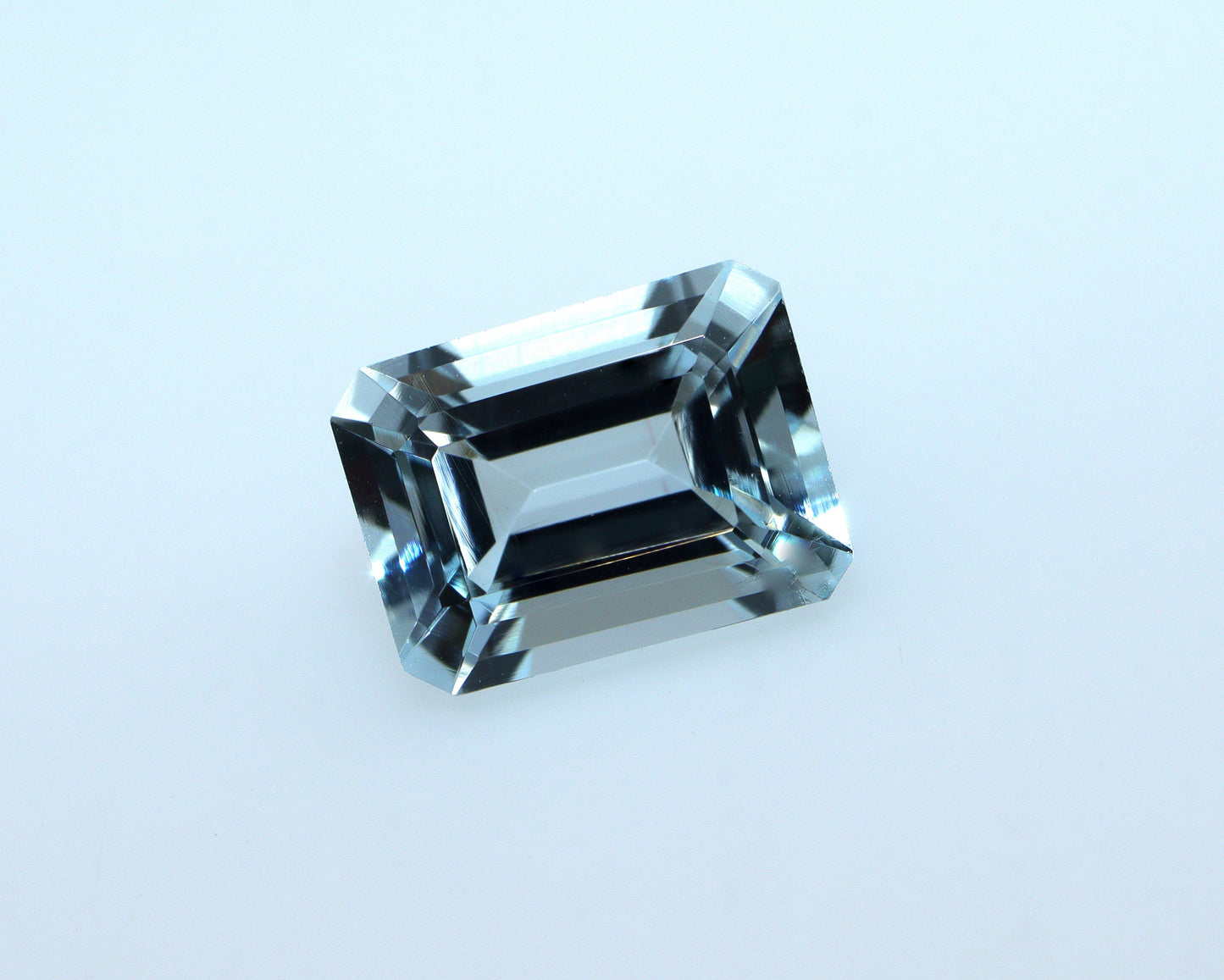 1.6 Ct Aquamarine Emerald Cut, Light Blue Natural Gem, Eye Clean Aquamarine for Ring or Pendant, Dainty Engagement Stone, Solitaire Ring Gem